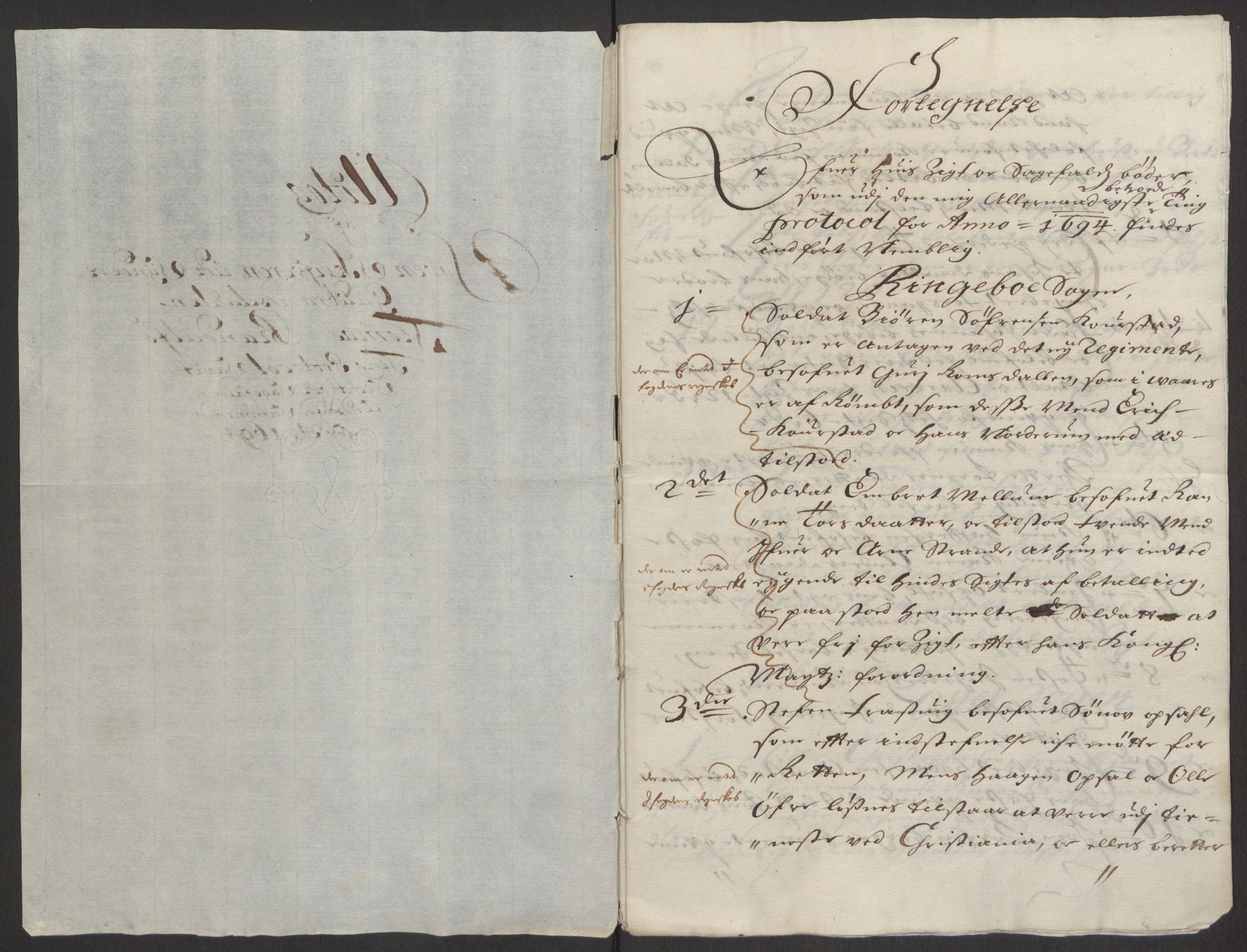 Rentekammeret inntil 1814, Reviderte regnskaper, Fogderegnskap, AV/RA-EA-4092/R17/L1168: Fogderegnskap Gudbrandsdal, 1694, p. 293