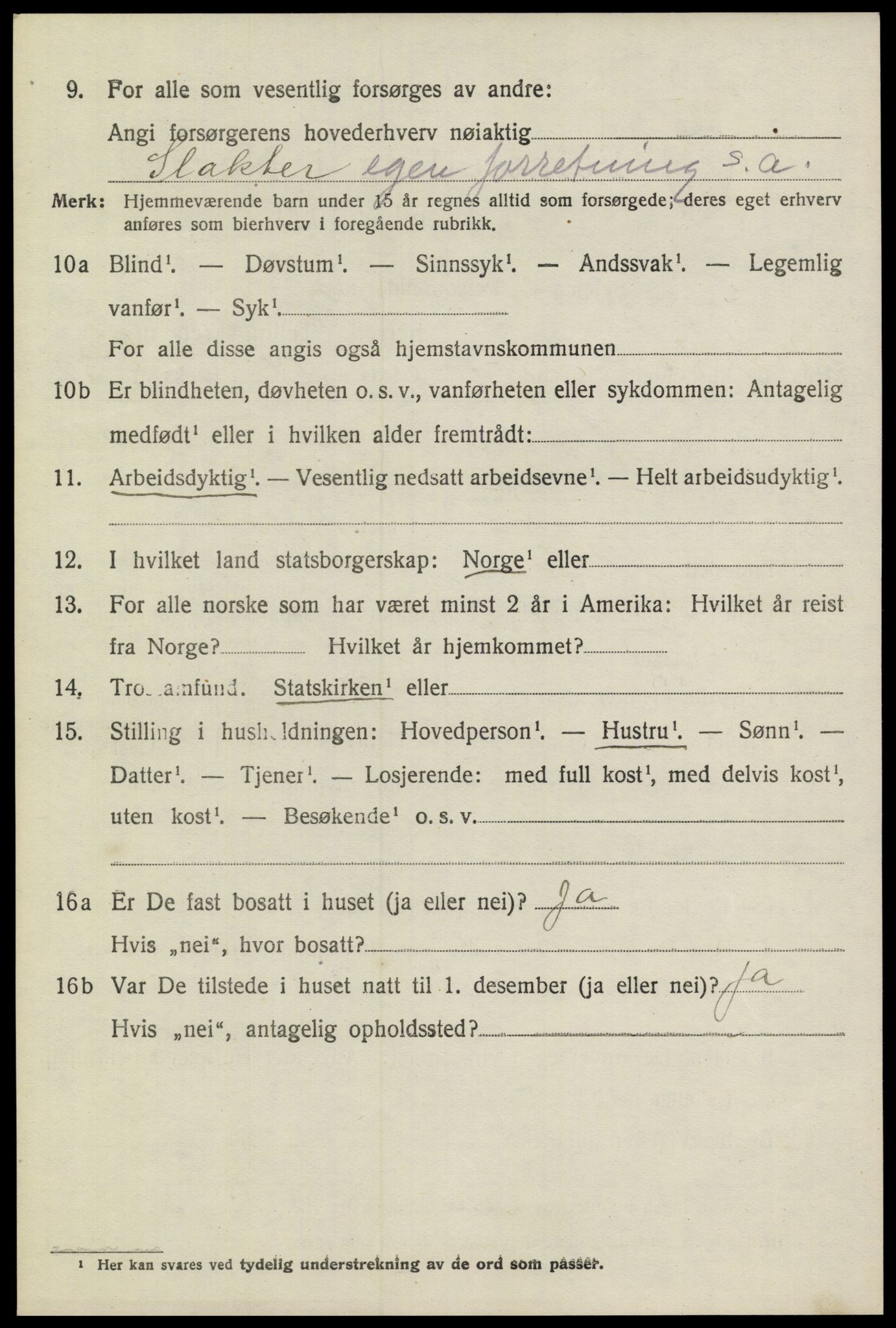 SAKO, 1920 census for Skåtøy, 1920, p. 5487