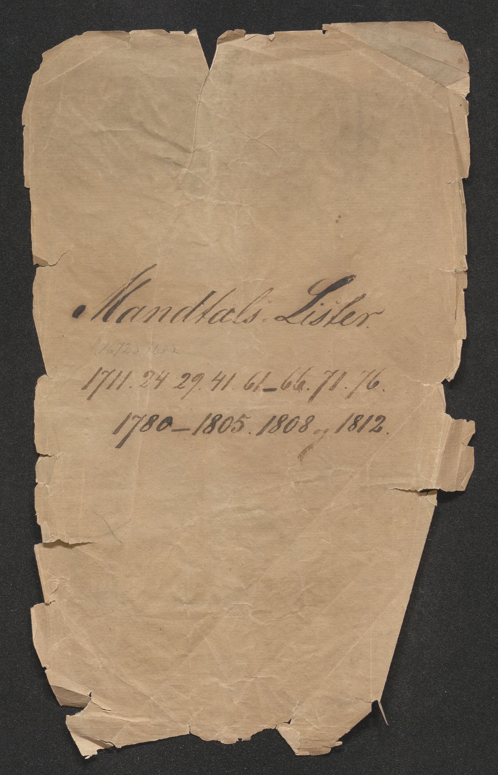 Kongsberg Sølvverk 1623-1816, AV/SAKO-EA-3135/001/D/Di/Dia/L0001a: Manntallslister, 1711, p. 1