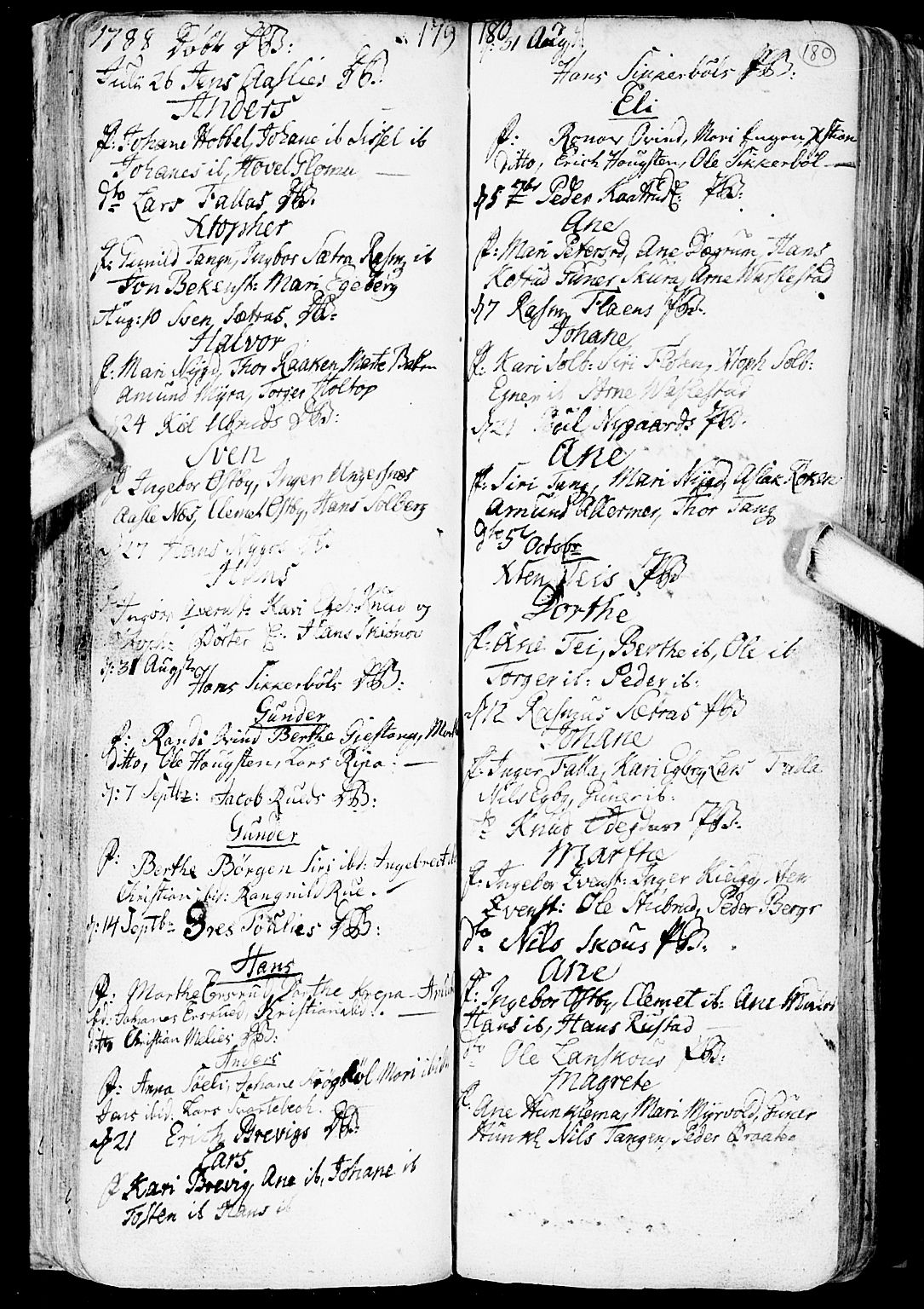 Enebakk prestekontor Kirkebøker, SAO/A-10171c/F/Fa/L0002: Parish register (official) no. I 2, 1755-1806, p. 179-180