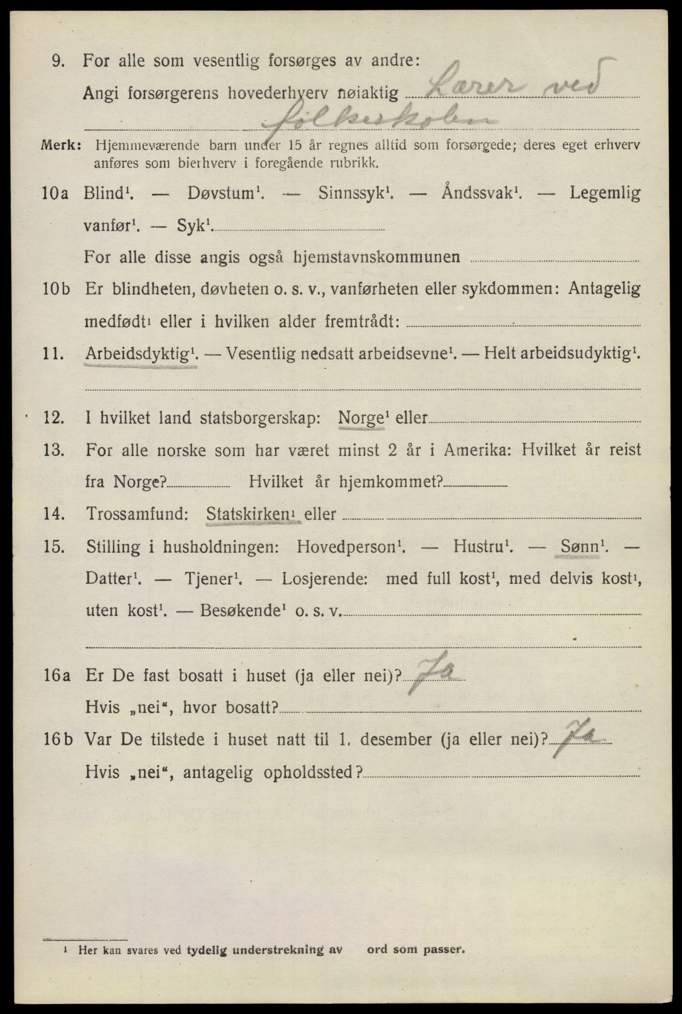 SAO, 1920 census for Ås, 1920, p. 2083