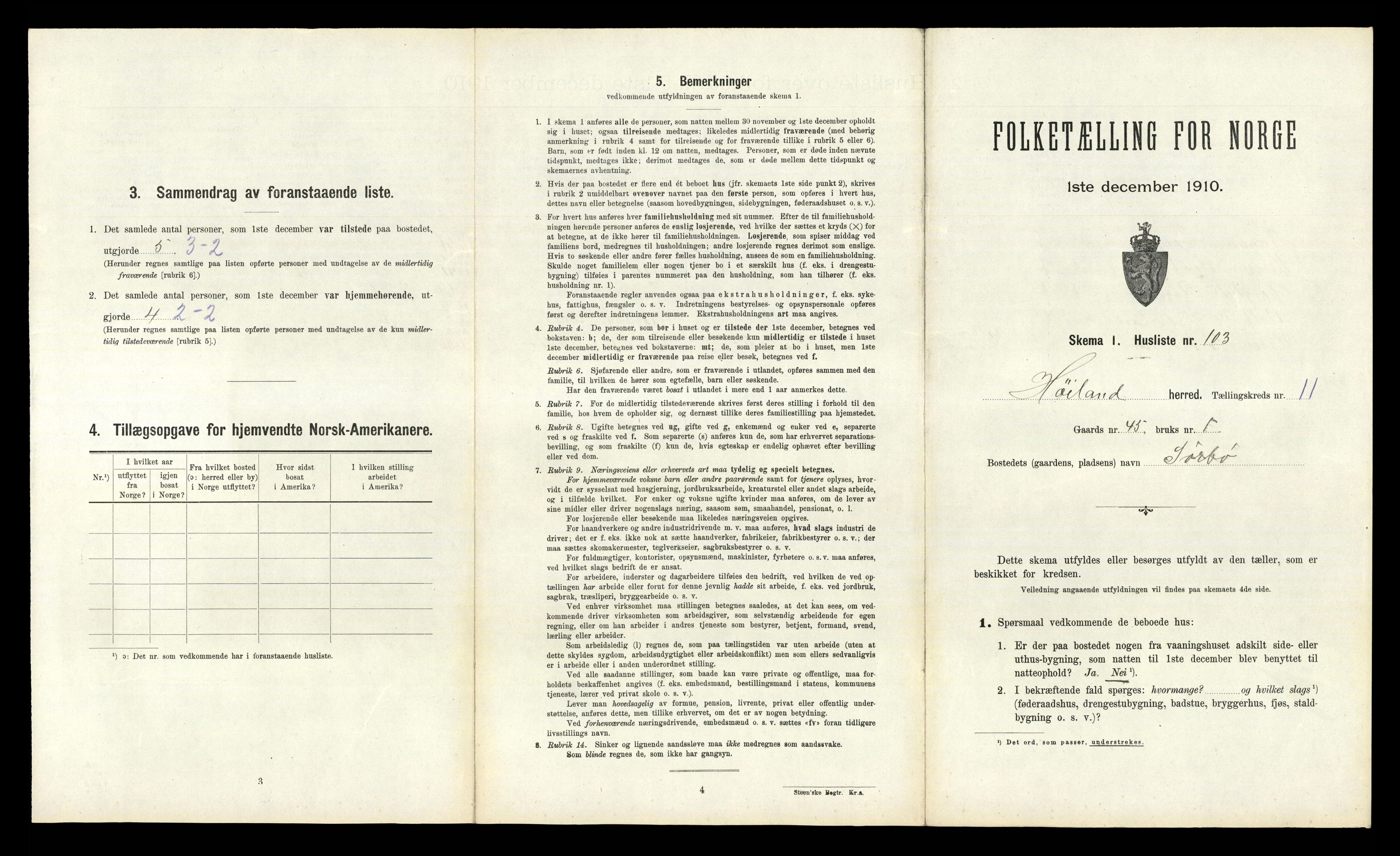 RA, 1910 census for Høyland, 1910, p. 1202