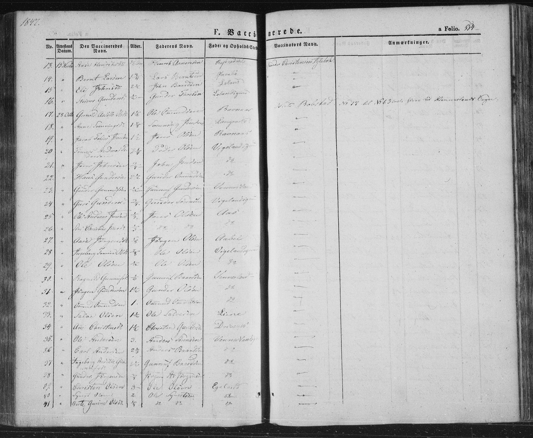 Vennesla sokneprestkontor, SAK/1111-0045/Fa/Fac/L0004: Parish register (official) no. A 4, 1834-1855, p. 554