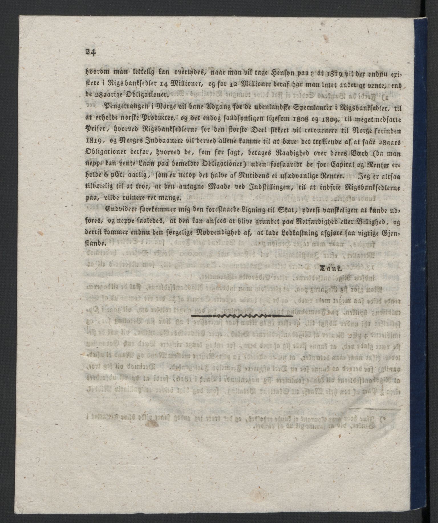 Christie, Wilhelm Frimann Koren, AV/RA-PA-0014/F/L0005: Christies dokumenter fra Stortinget, 1815-1816, p. 538