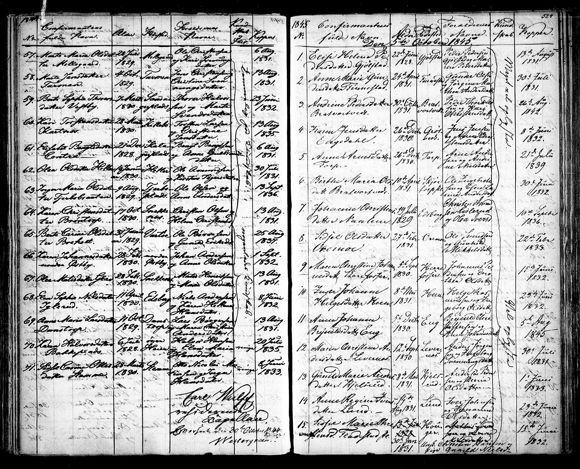 Rakkestad prestekontor Kirkebøker, AV/SAO-A-2008/F/Fa/L0008: Parish register (official) no. I 8, 1842-1849, p. 525-526