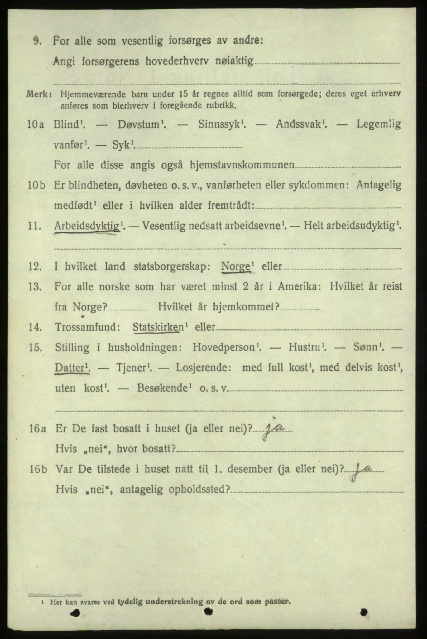 SAB, 1920 census for Skånevik, 1920, p. 2478