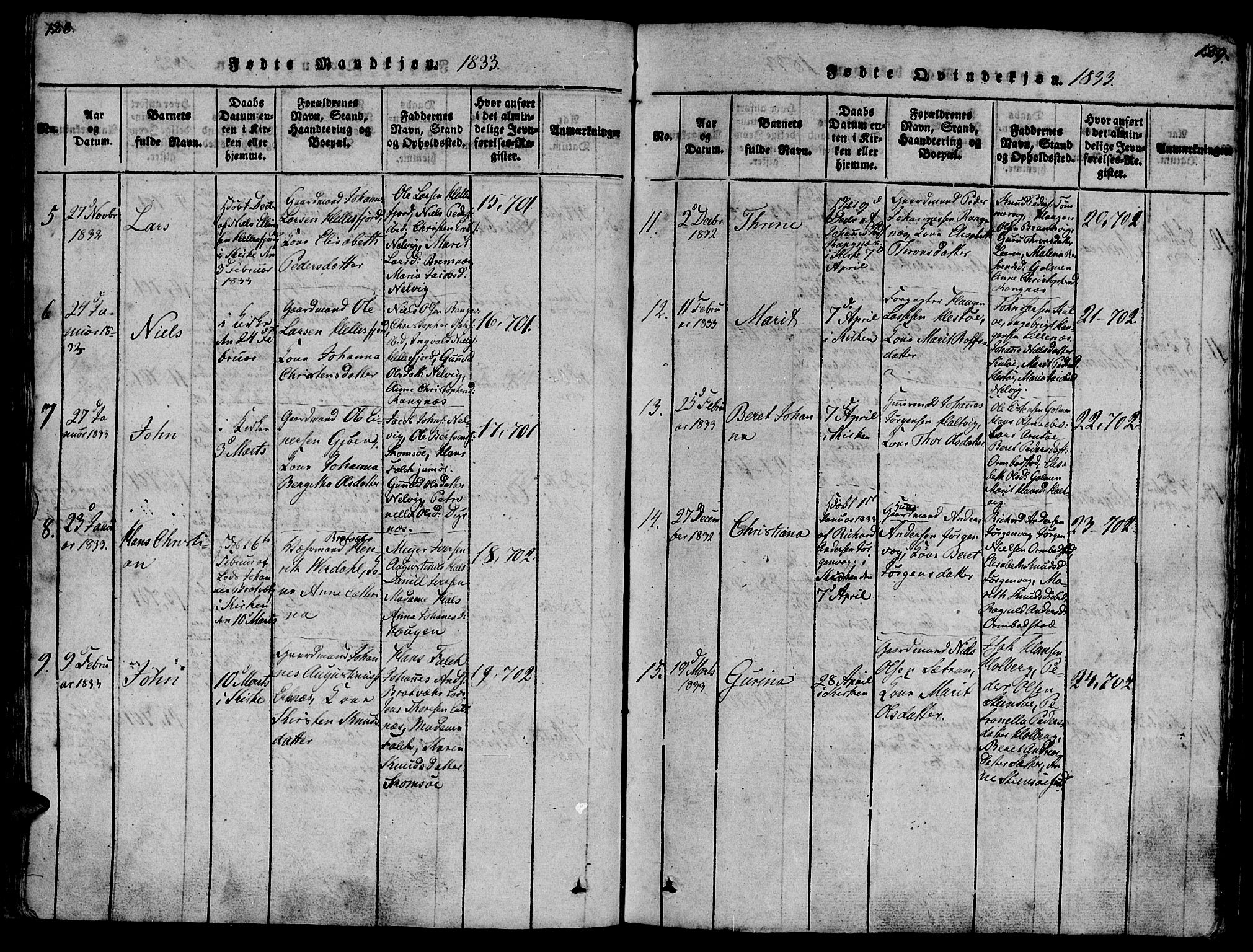 Ministerialprotokoller, klokkerbøker og fødselsregistre - Møre og Romsdal, AV/SAT-A-1454/581/L0933: Parish register (official) no. 581A03 /1, 1819-1836, p. 128-129