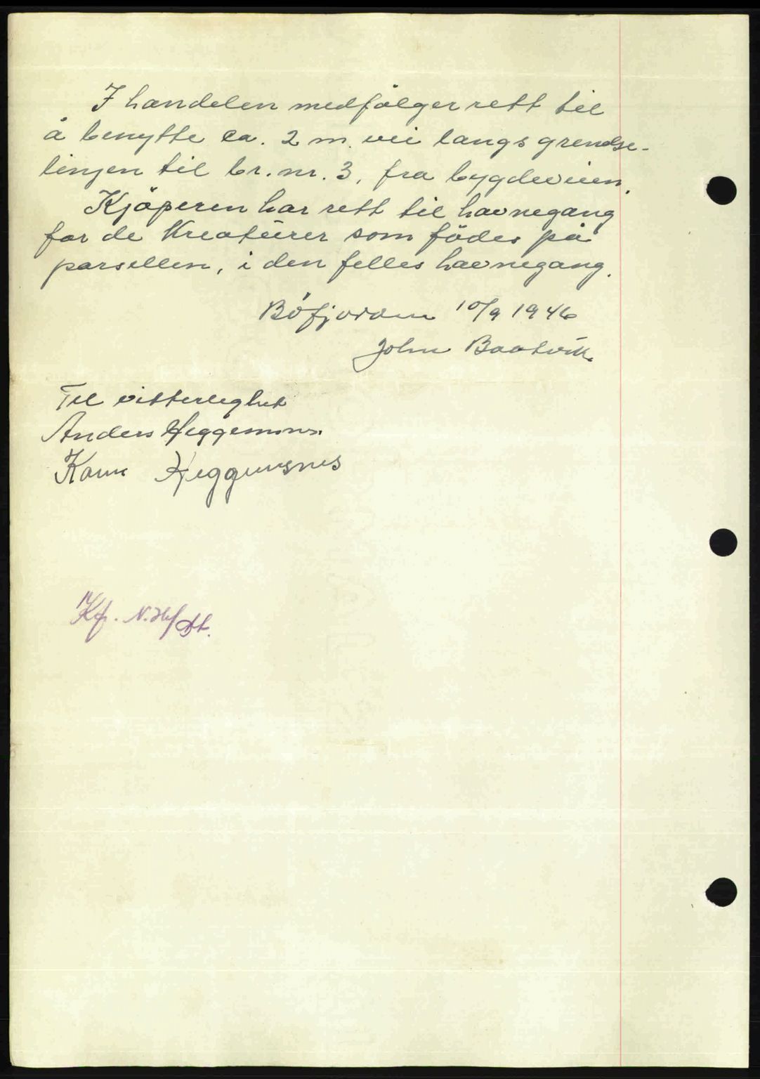 Nordmøre sorenskriveri, AV/SAT-A-4132/1/2/2Ca: Mortgage book no. A102, 1946-1946, Diary no: : 2082/1946