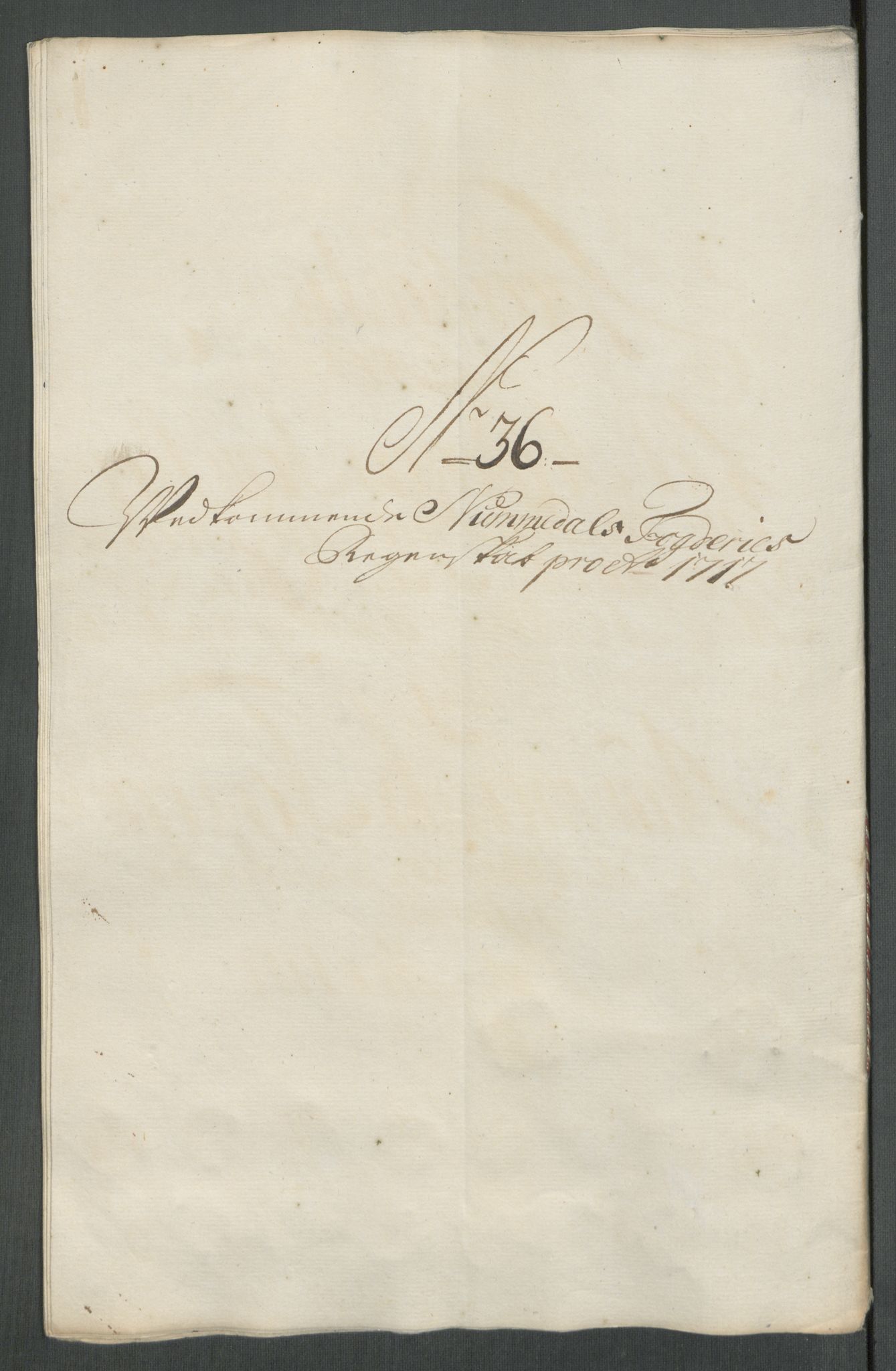 Rentekammeret inntil 1814, Reviderte regnskaper, Fogderegnskap, AV/RA-EA-4092/R64/L4438: Fogderegnskap Namdal, 1717, p. 226