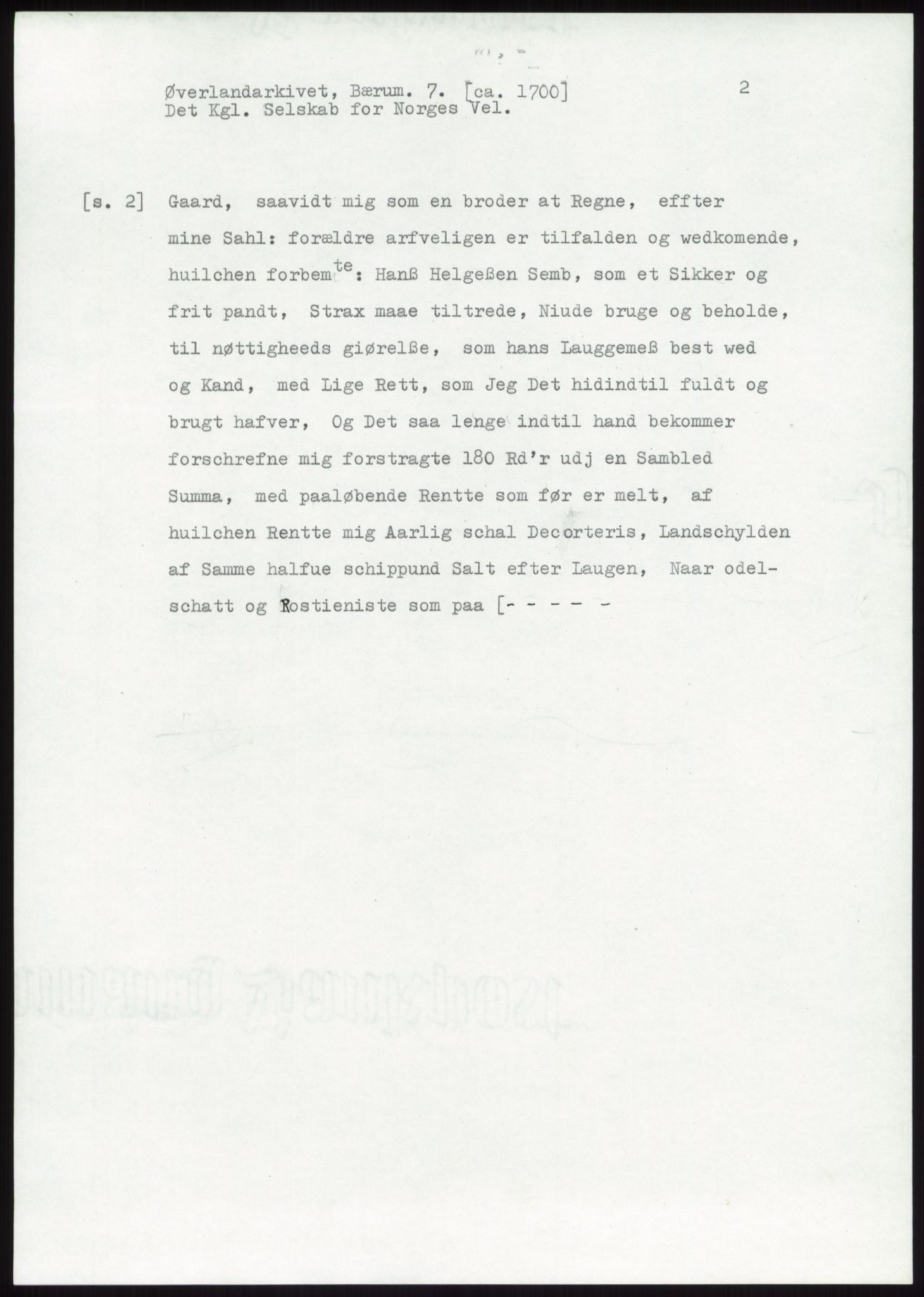Samlinger til kildeutgivelse, Diplomavskriftsamlingen, RA/EA-4053/H/Ha, p. 1253