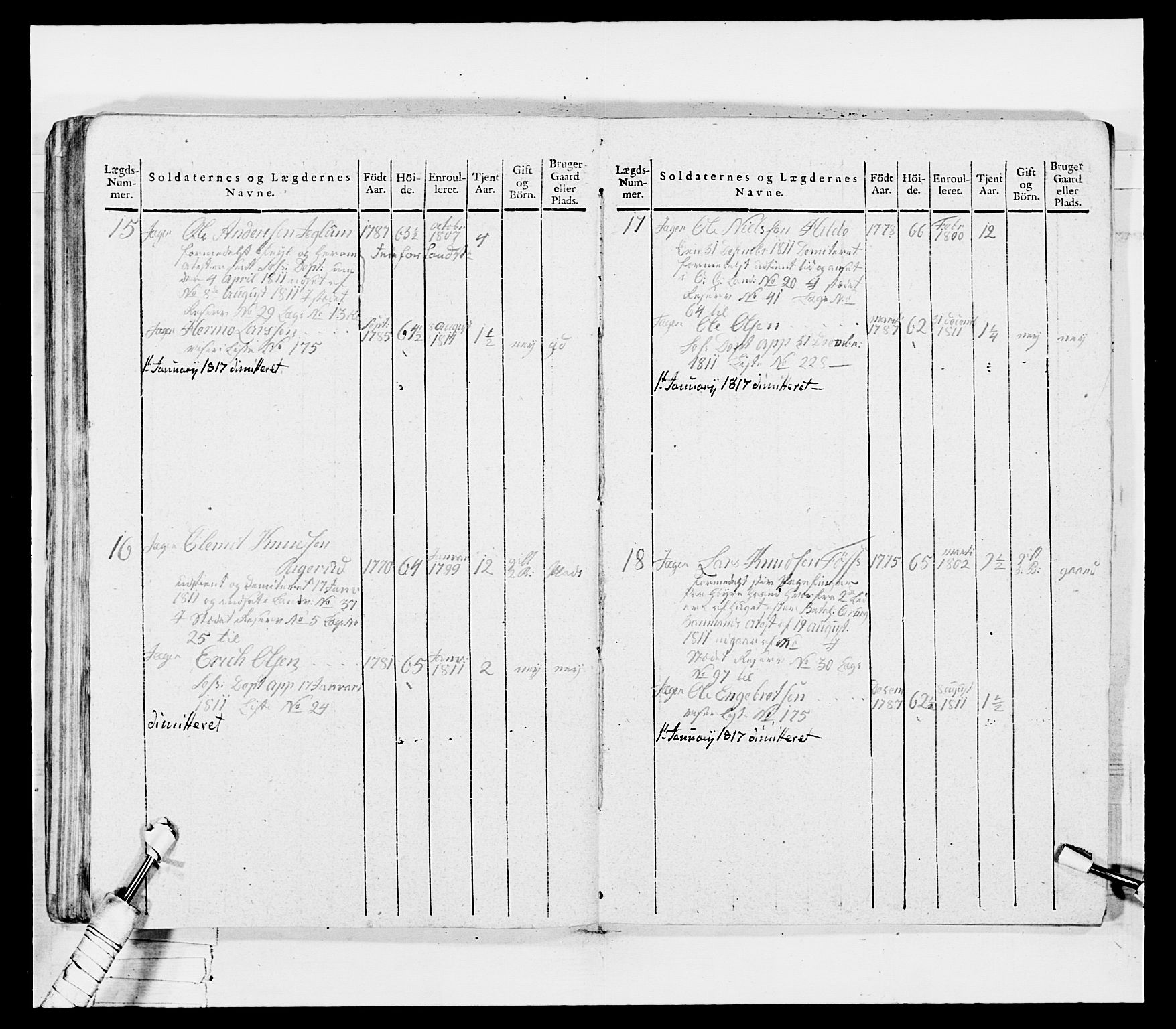 Generalitets- og kommissariatskollegiet, Det kongelige norske kommissariatskollegium, AV/RA-EA-5420/E/Eh/L0036a: Nordafjelske gevorbne infanteriregiment, 1813, p. 464