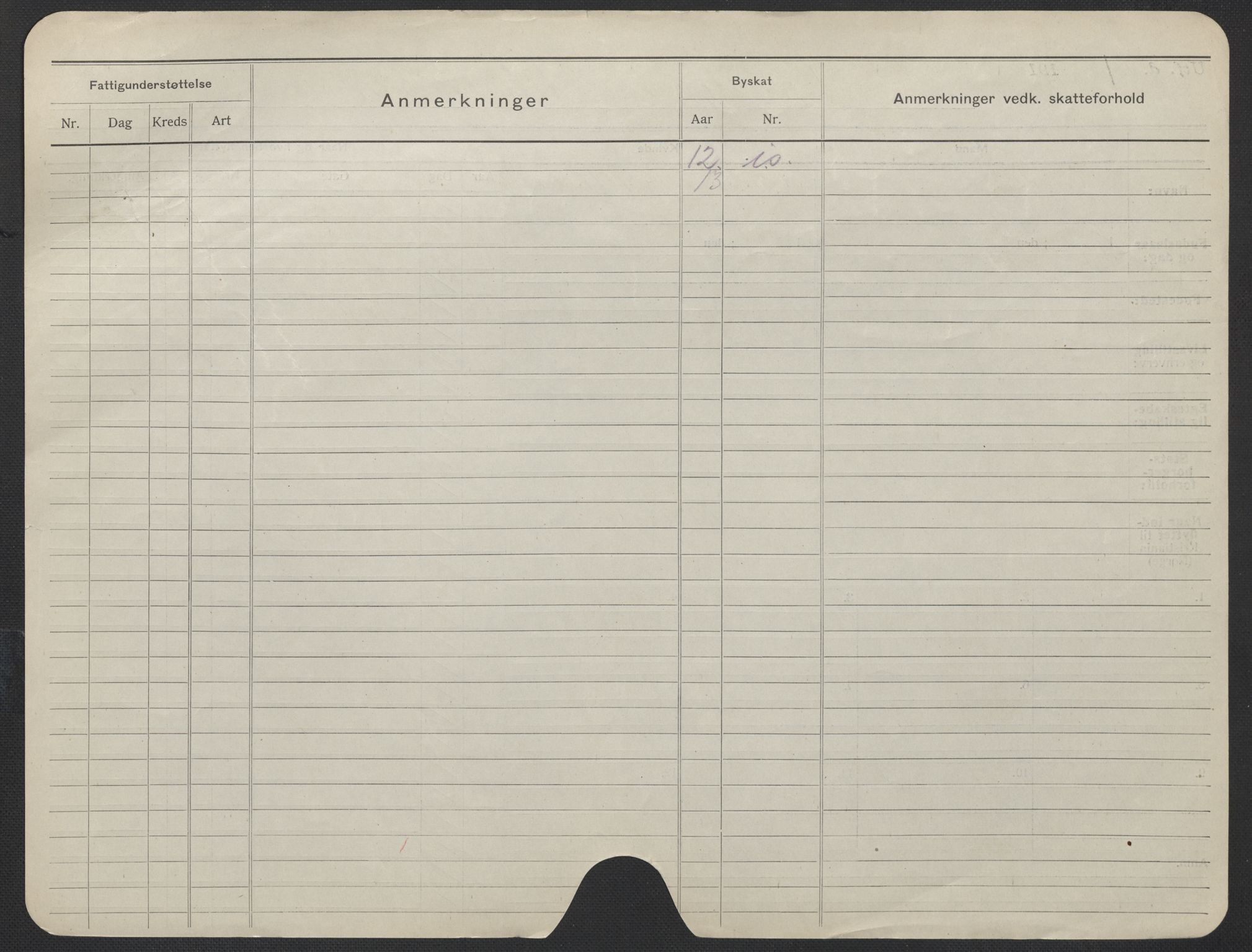 Oslo folkeregister, Registerkort, SAO/A-11715/F/Fa/Fac/L0019: Kvinner, 1906-1914, p. 100b