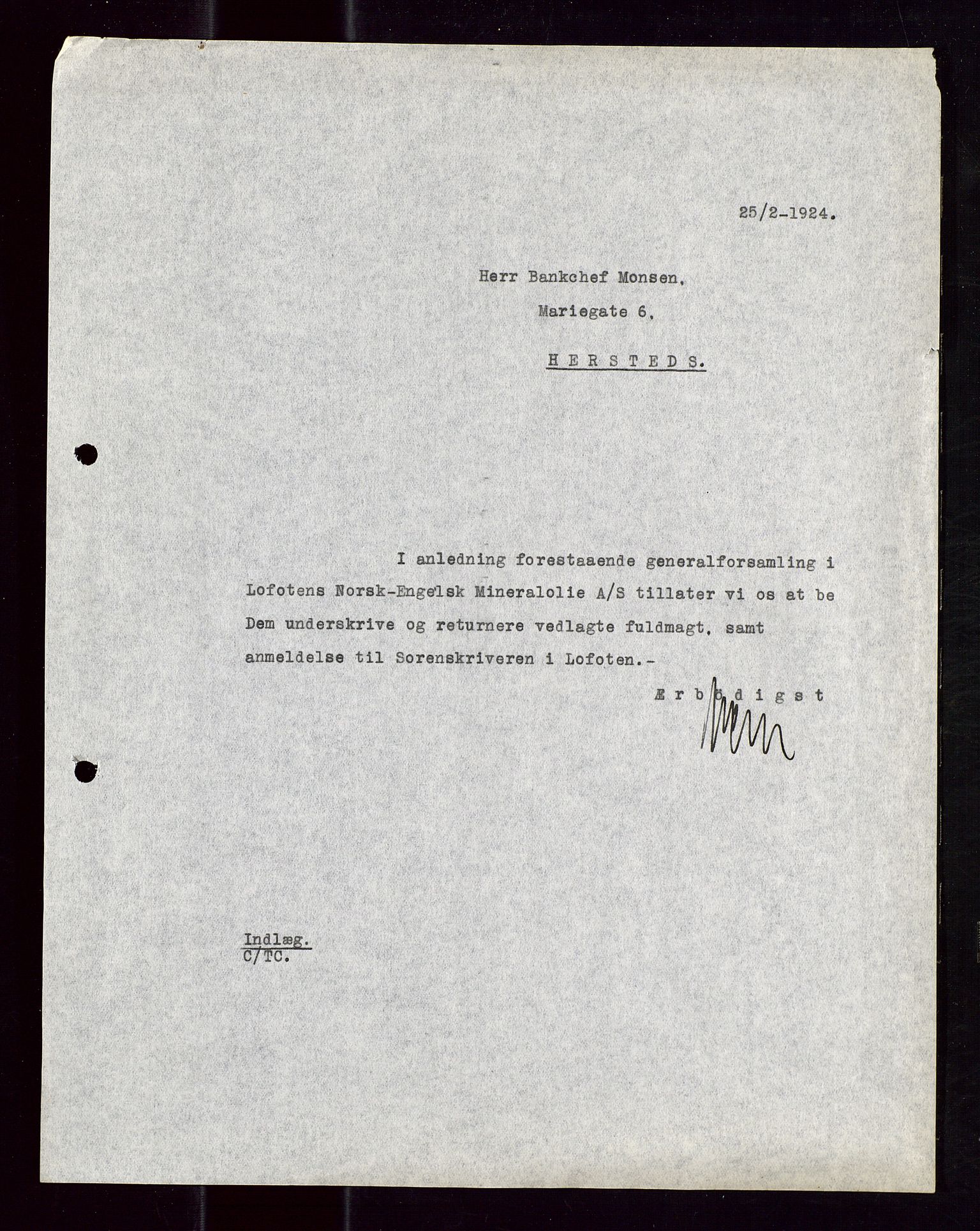 Pa 1521 - A/S Norske Shell, AV/SAST-A-101915/E/Ea/Eaa/L0012: Sjefskorrespondanse, 1924, p. 746