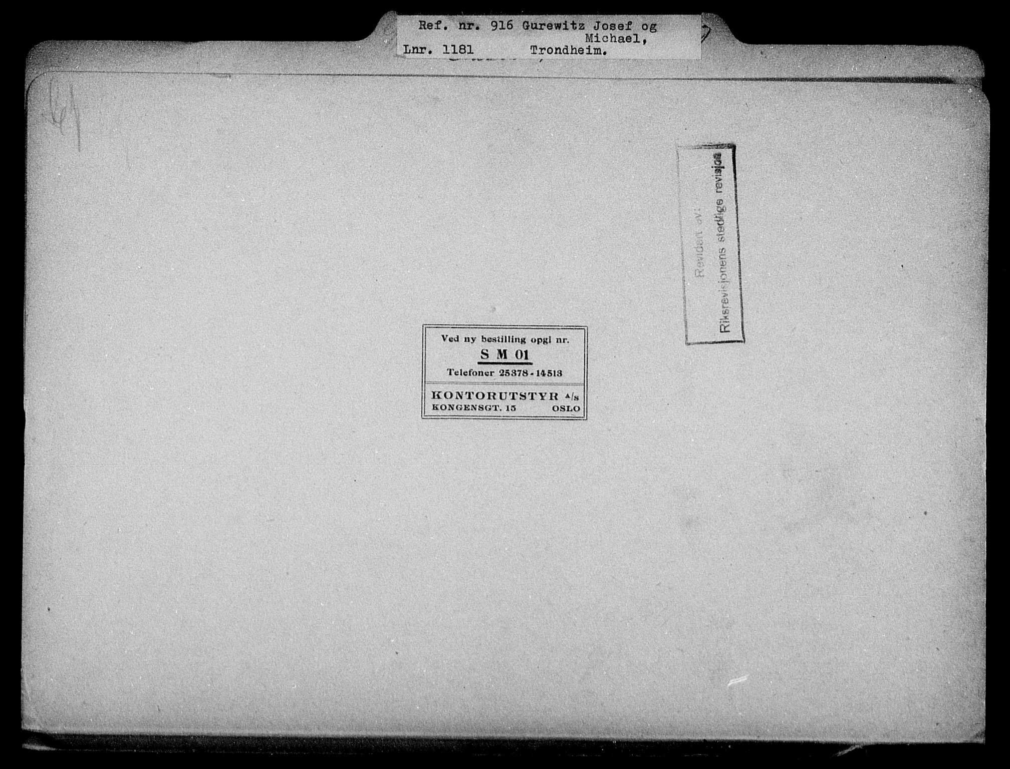 Justisdepartementet, Tilbakeføringskontoret for inndratte formuer, AV/RA-S-1564/H/Hc/Hca/L0895: --, 1945-1947, p. 633