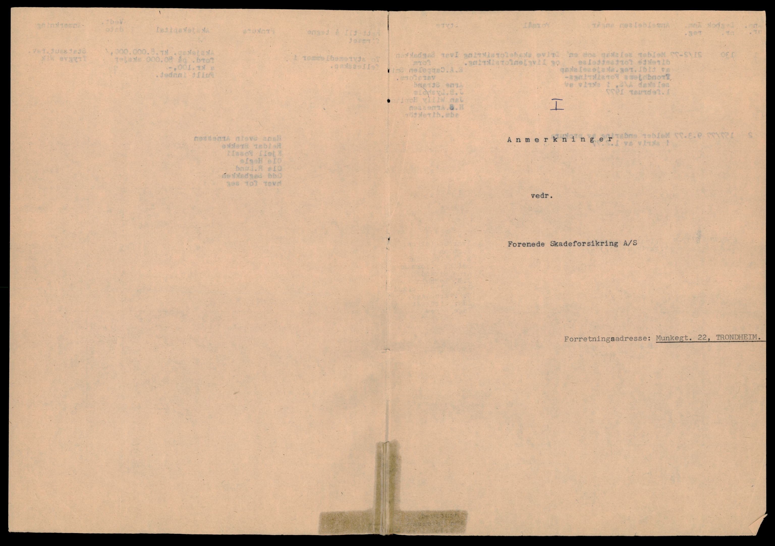 Trondheim byfogd, AV/SAT-A-0003/2/J/Jd/Jdd/L0017: Aksjeselskap, For-Fos, 1944-1990, p. 5