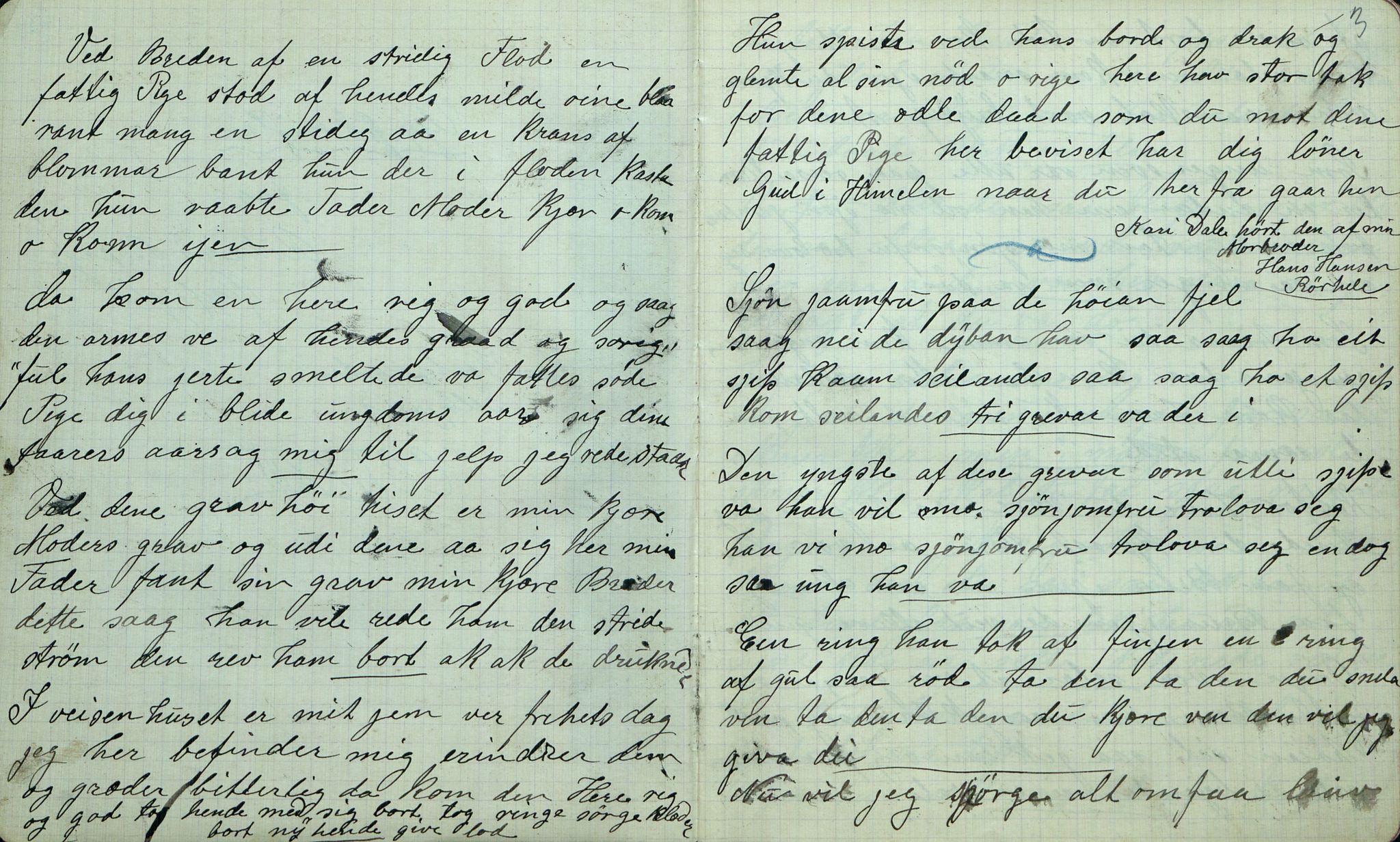 Rikard Berge, TEMU/TGM-A-1003/F/L0007/0023: 251-299 / 273 Øyfjøll. uppskriftir for Rikard Berge ved Olav Vestgarden, Seljord, 1915, p. 2-3