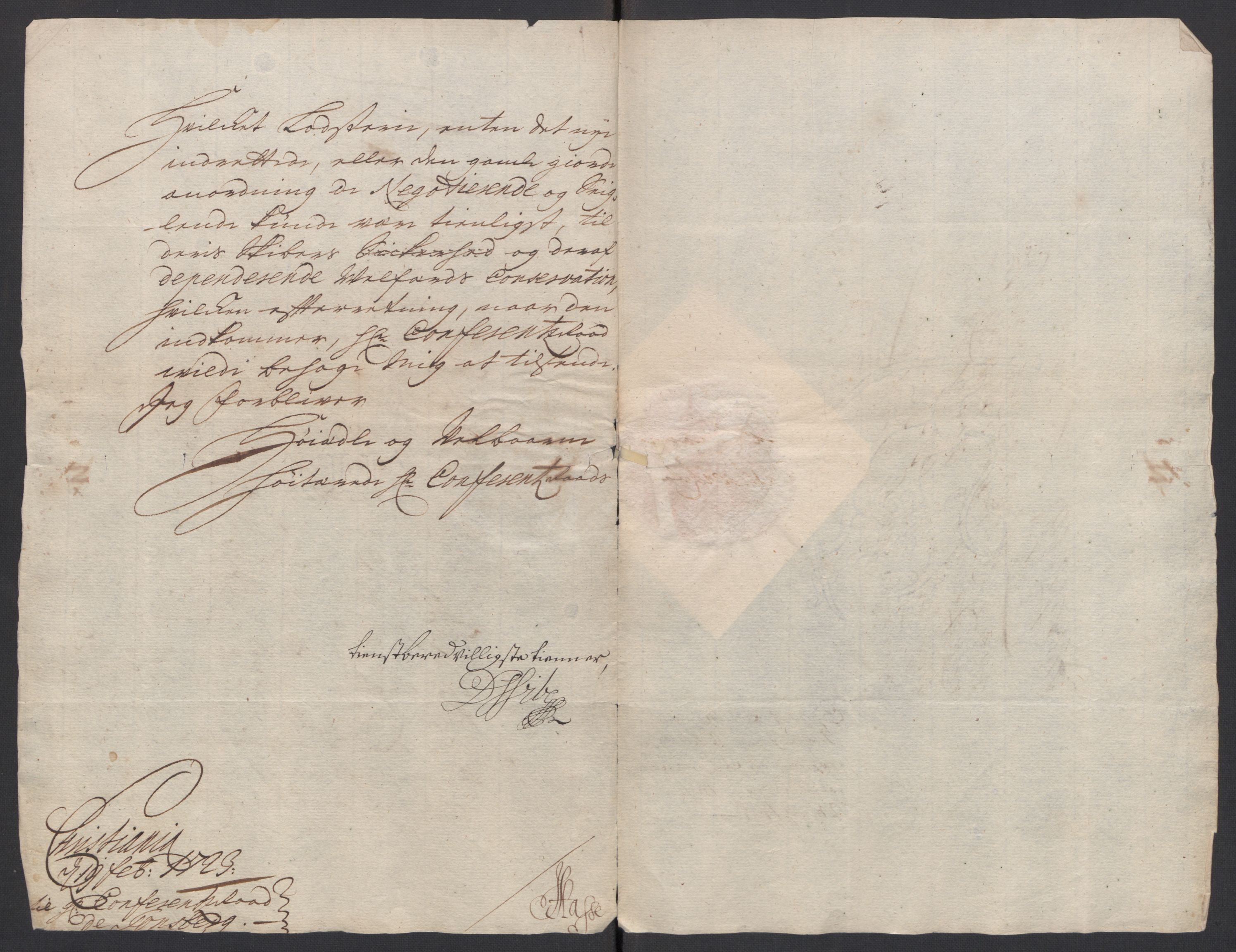 Forskjellige samlinger, Uplasserte saker i Eldre avdeling, AV/RA-EA-4033/F/L0005: Losvesenet., 1723-1807, p. 6