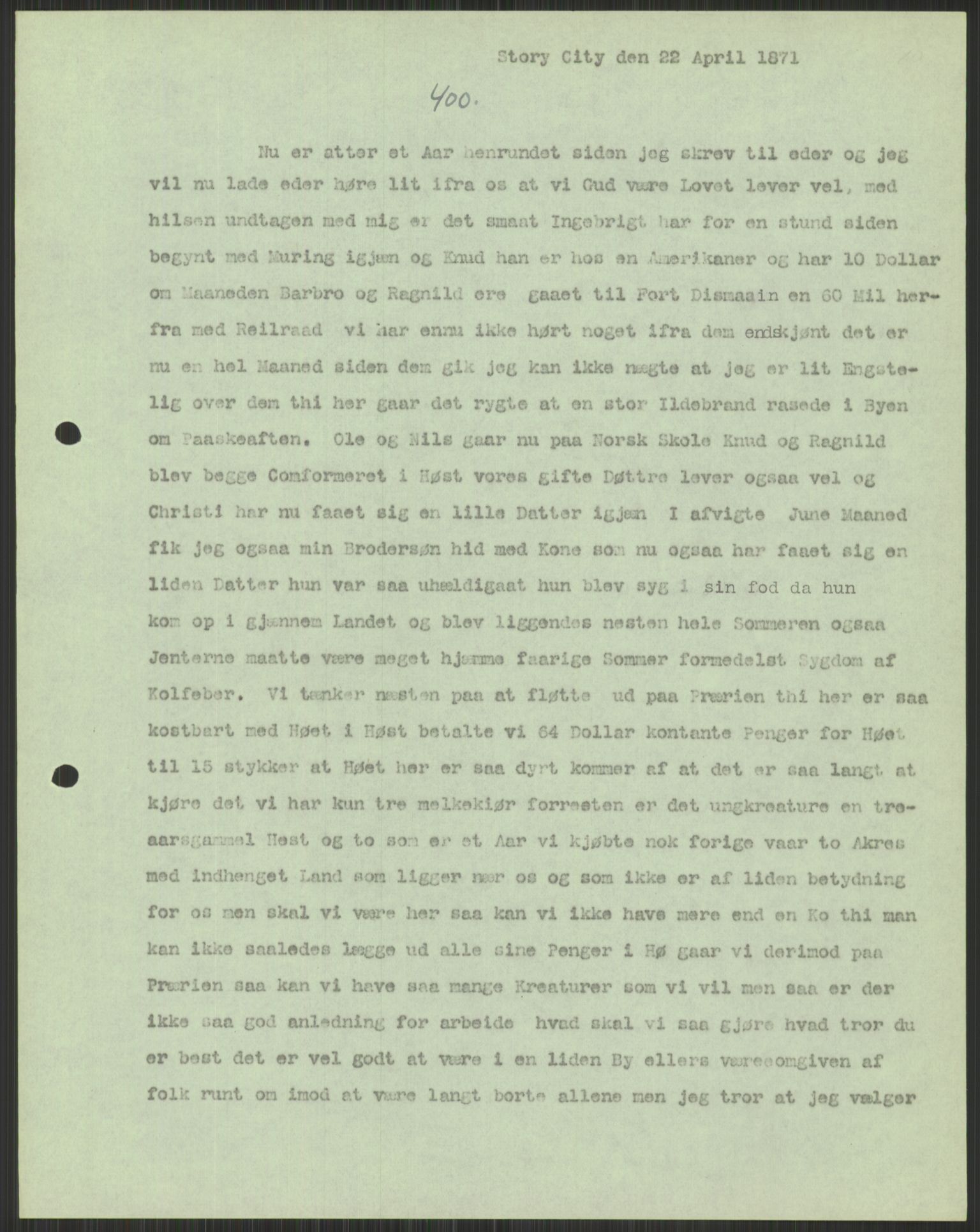 Samlinger til kildeutgivelse, Amerikabrevene, AV/RA-EA-4057/F/L0037: Arne Odd Johnsens amerikabrevsamling I, 1855-1900, p. 895