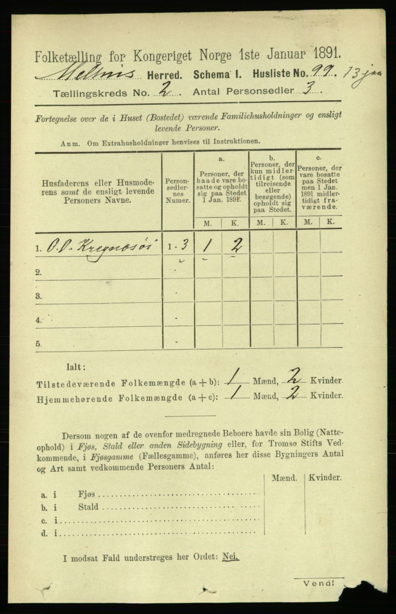 RA, 1891 census for 1653 Melhus, 1891, p. 737