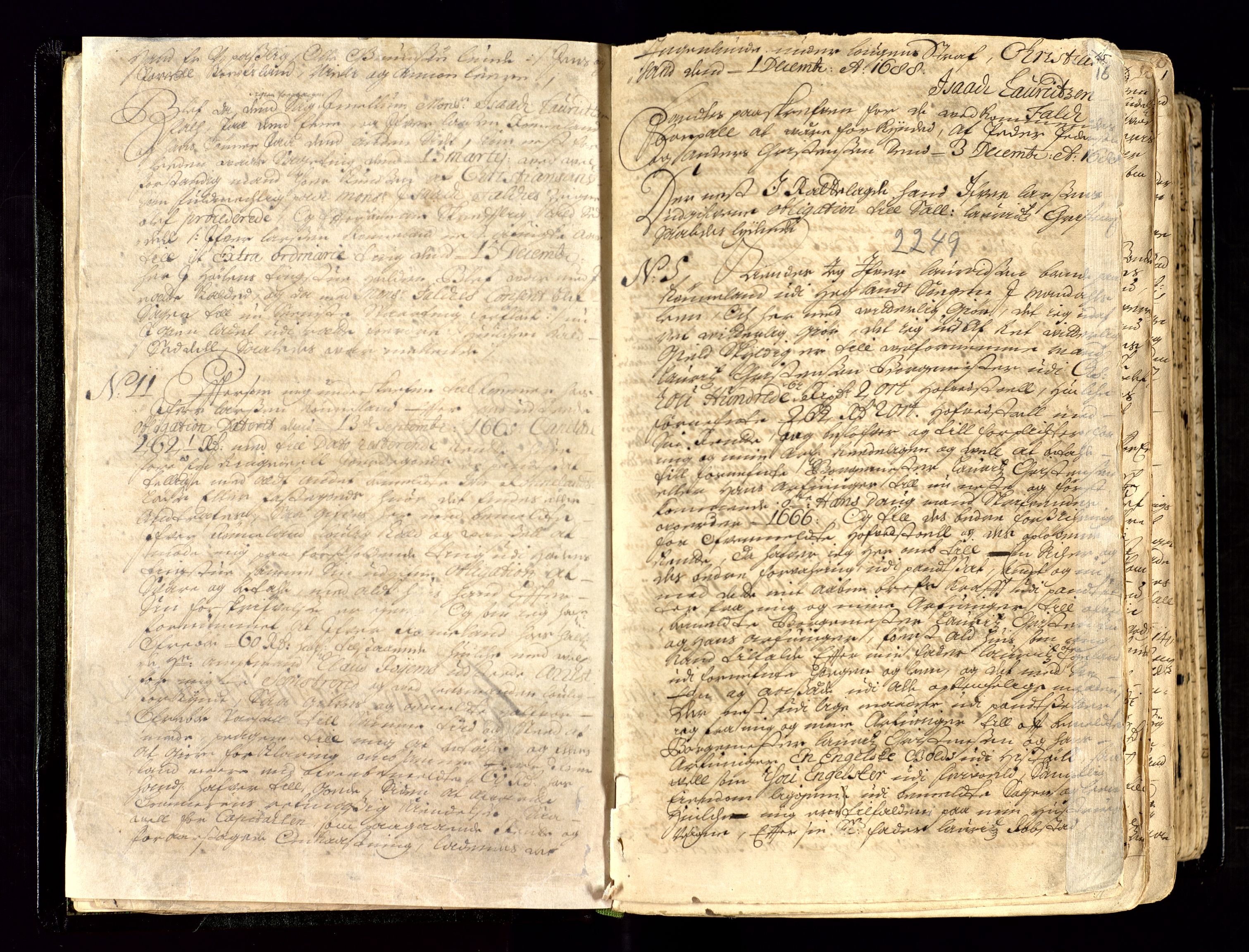 Mandal sorenskriveri, AV/SAK-1221-0005/001/F/Fb/L0001: Ekstrarettsprotokoll nr 1, 1688-1707, p. 16