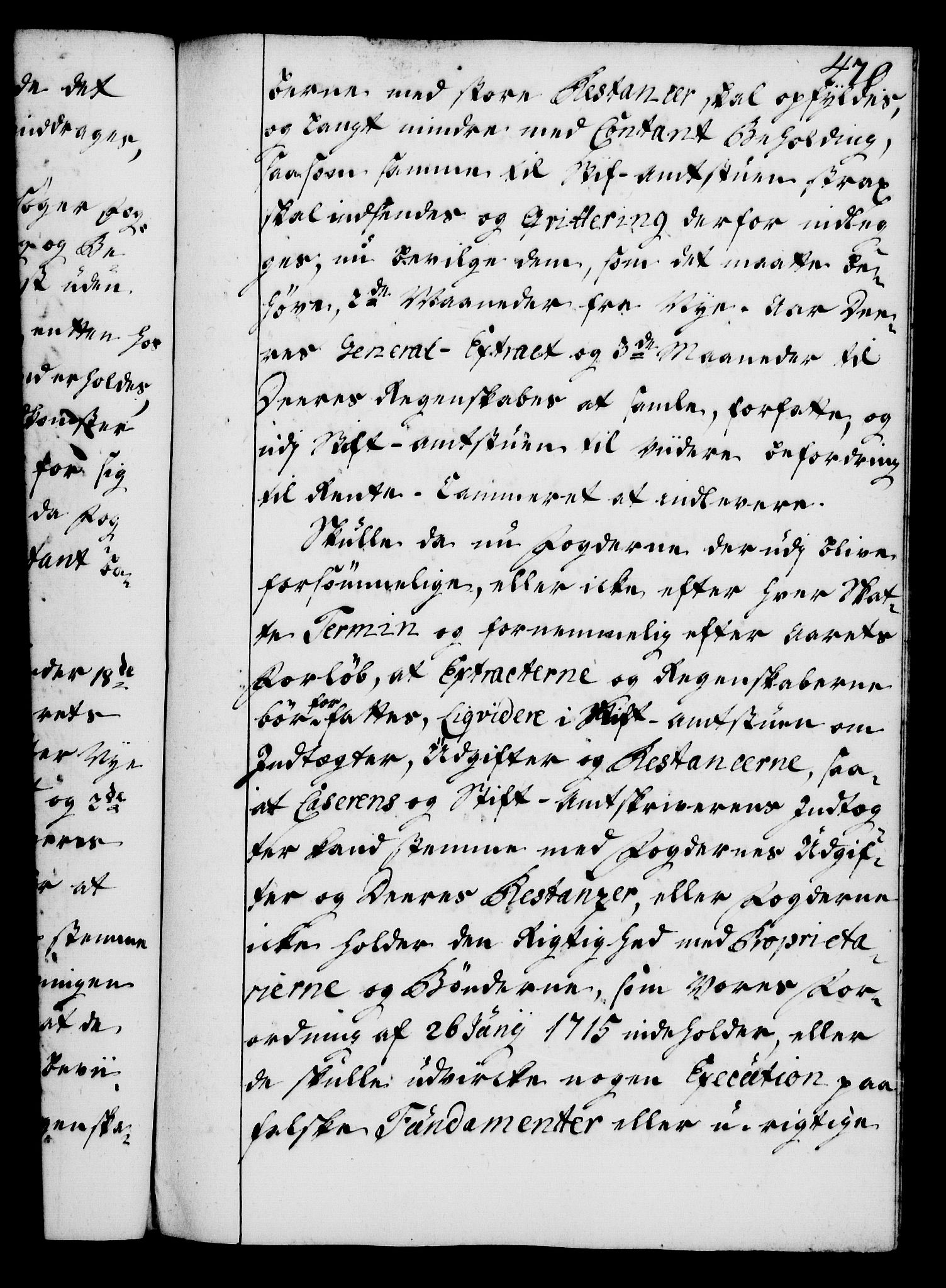 Rentekammeret, Kammerkanselliet, RA/EA-3111/G/Gg/Gga/L0004: Norsk ekspedisjonsprotokoll med register (merket RK 53.4), 1734-1741, p. 470