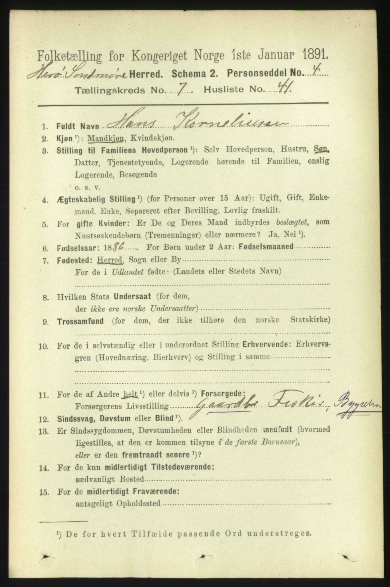 RA, 1891 census for 1515 Herøy, 1891, p. 3131