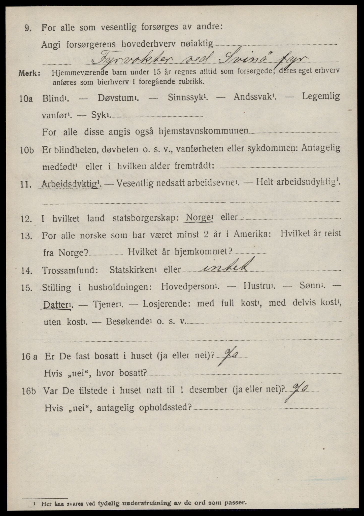 SAT, 1920 census for Herøy (MR), 1920, p. 1986