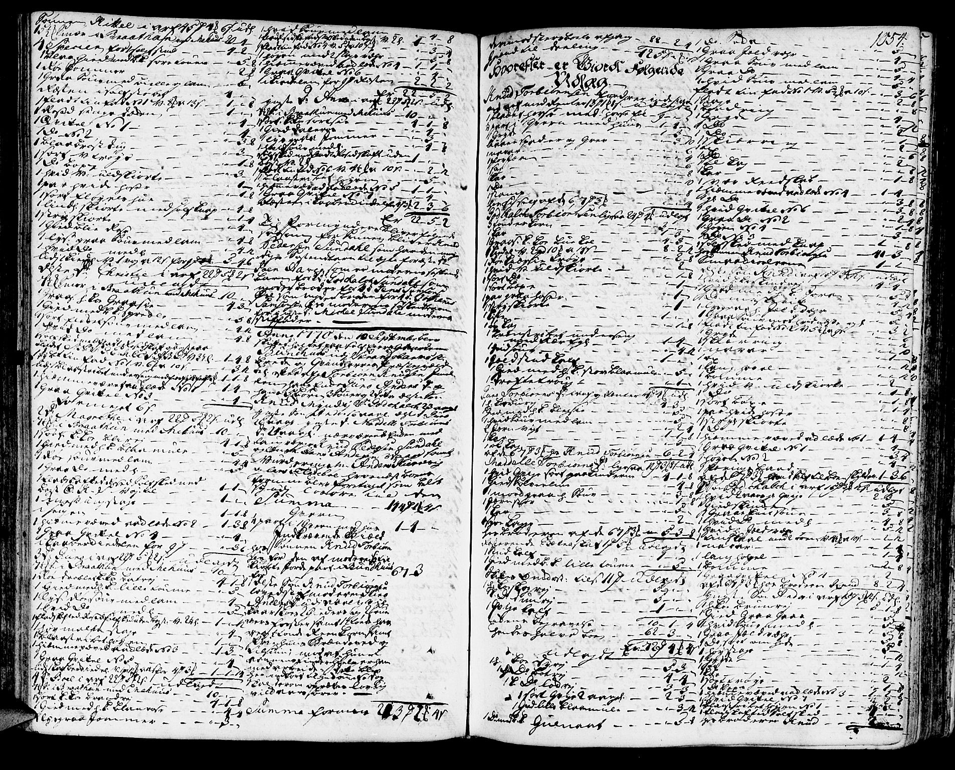 Sunnhordland sorenskrivar, SAB/A-2401/1/H/Ha/Haa/L0007: Skifteprotokollar. Register på lesesal. Fol. 901- ut, 1768-1773, p. 1053b-1054a