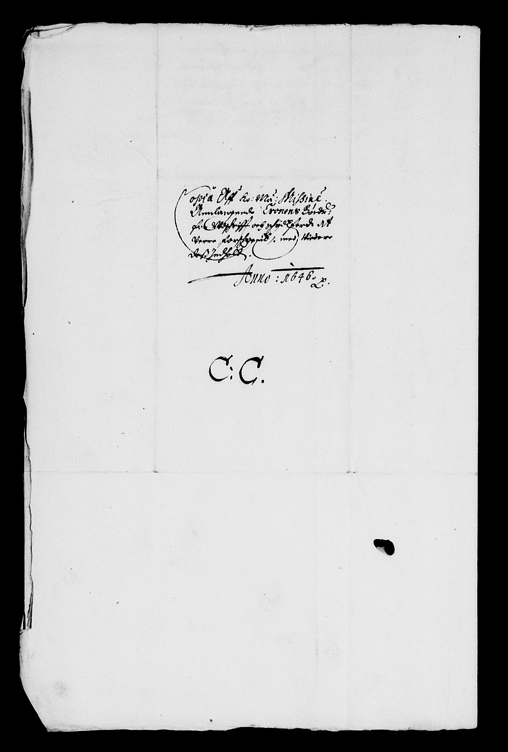 Rentekammeret inntil 1814, Reviderte regnskaper, Lensregnskaper, AV/RA-EA-5023/R/Rb/Rbw/L0088: Trondheim len, 1646