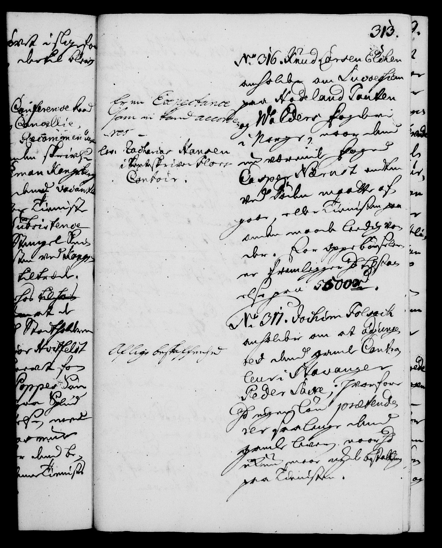 Rentekammeret, Kammerkanselliet, AV/RA-EA-3111/G/Gh/Gha/L0010: Norsk ekstraktmemorialprotokoll (merket RK 53.55), 1728, p. 313