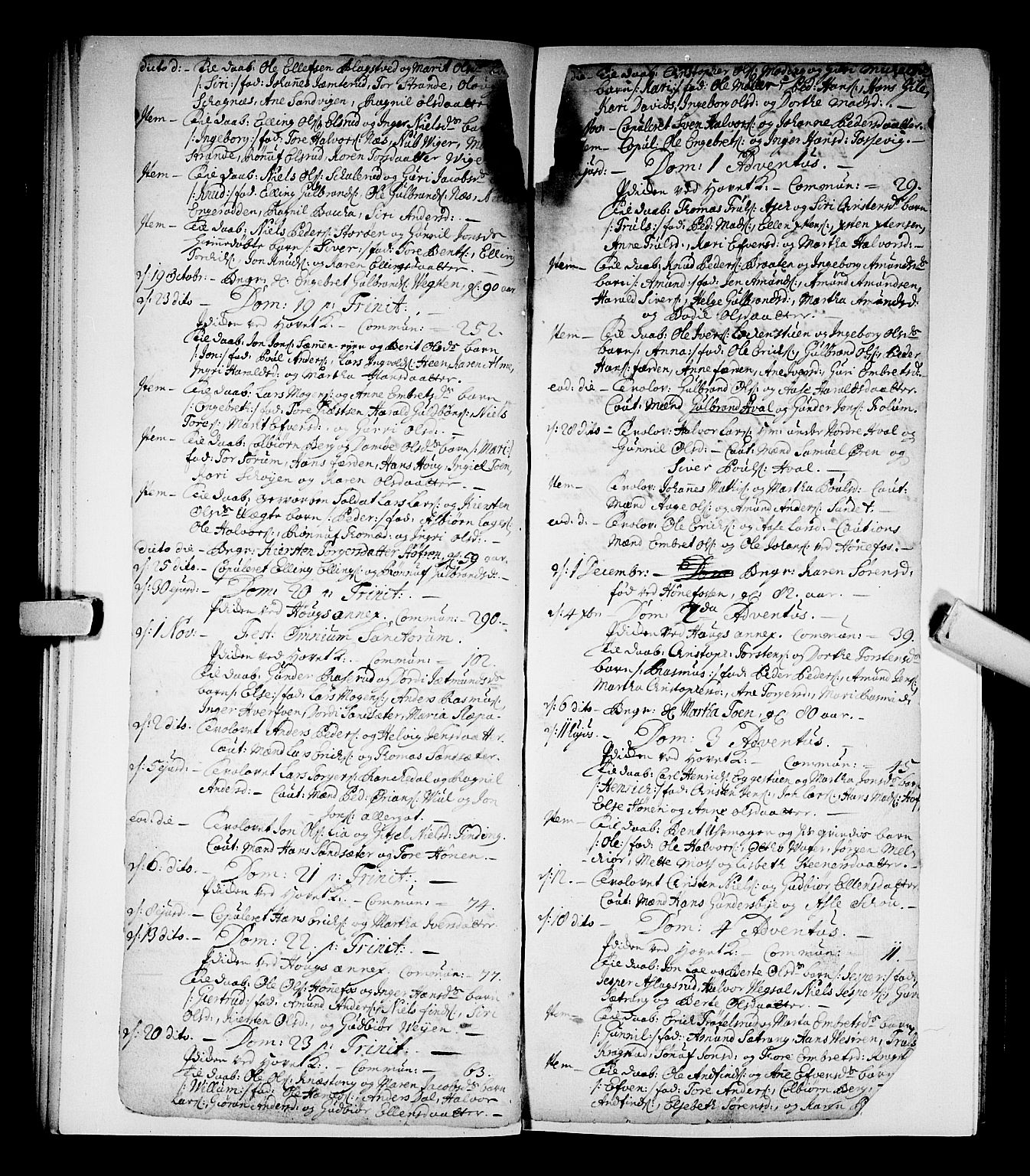 Norderhov kirkebøker, AV/SAKO-A-237/F/Fa/L0002b: Parish register (official) no. 2B, 1726-1739, p. 348-349