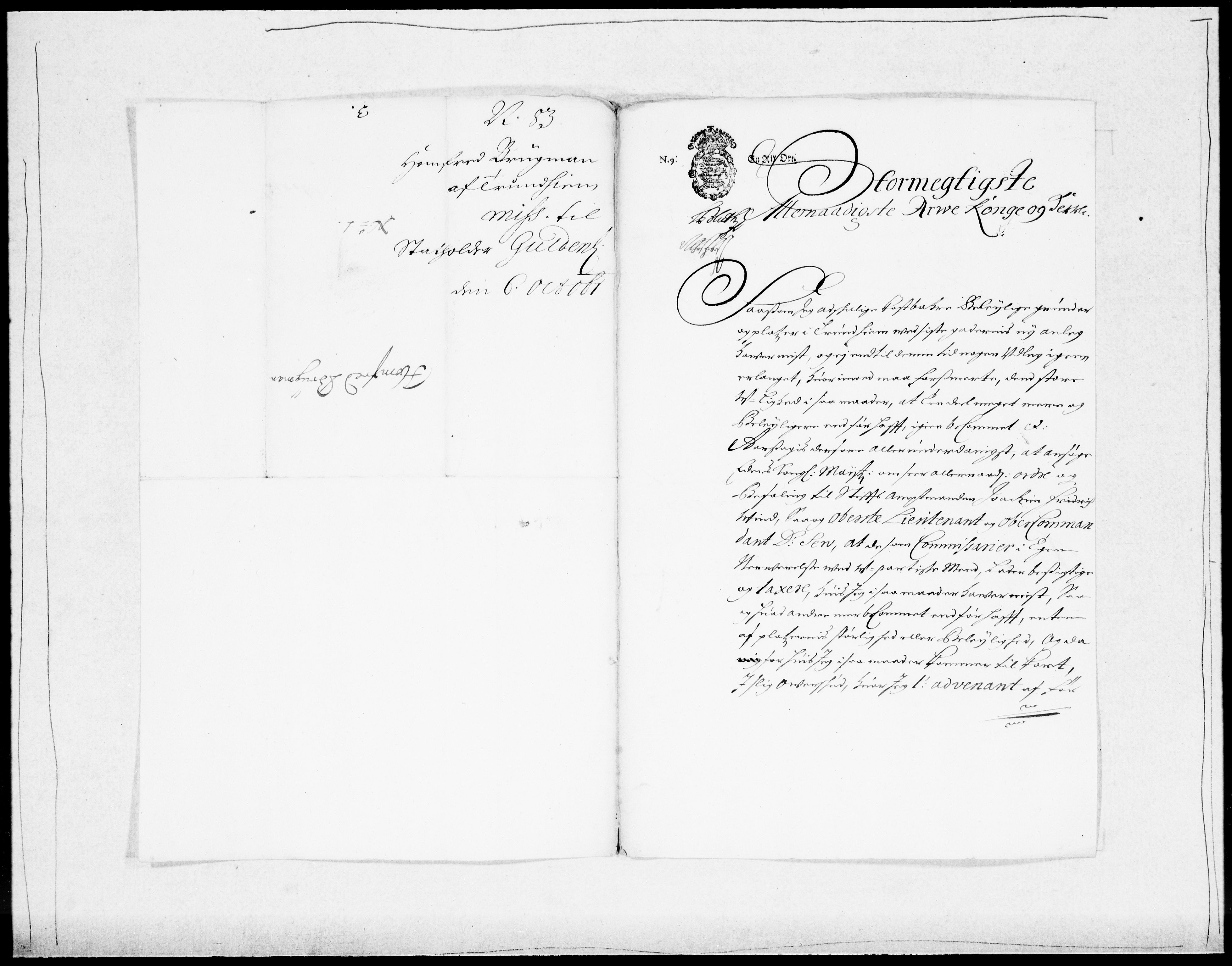 Danske Kanselli 1572-1799, RA/EA-3023/F/Fc/Fcc/Fcca/L0036: Norske innlegg 1572-1799, 1683-1684, p. 333