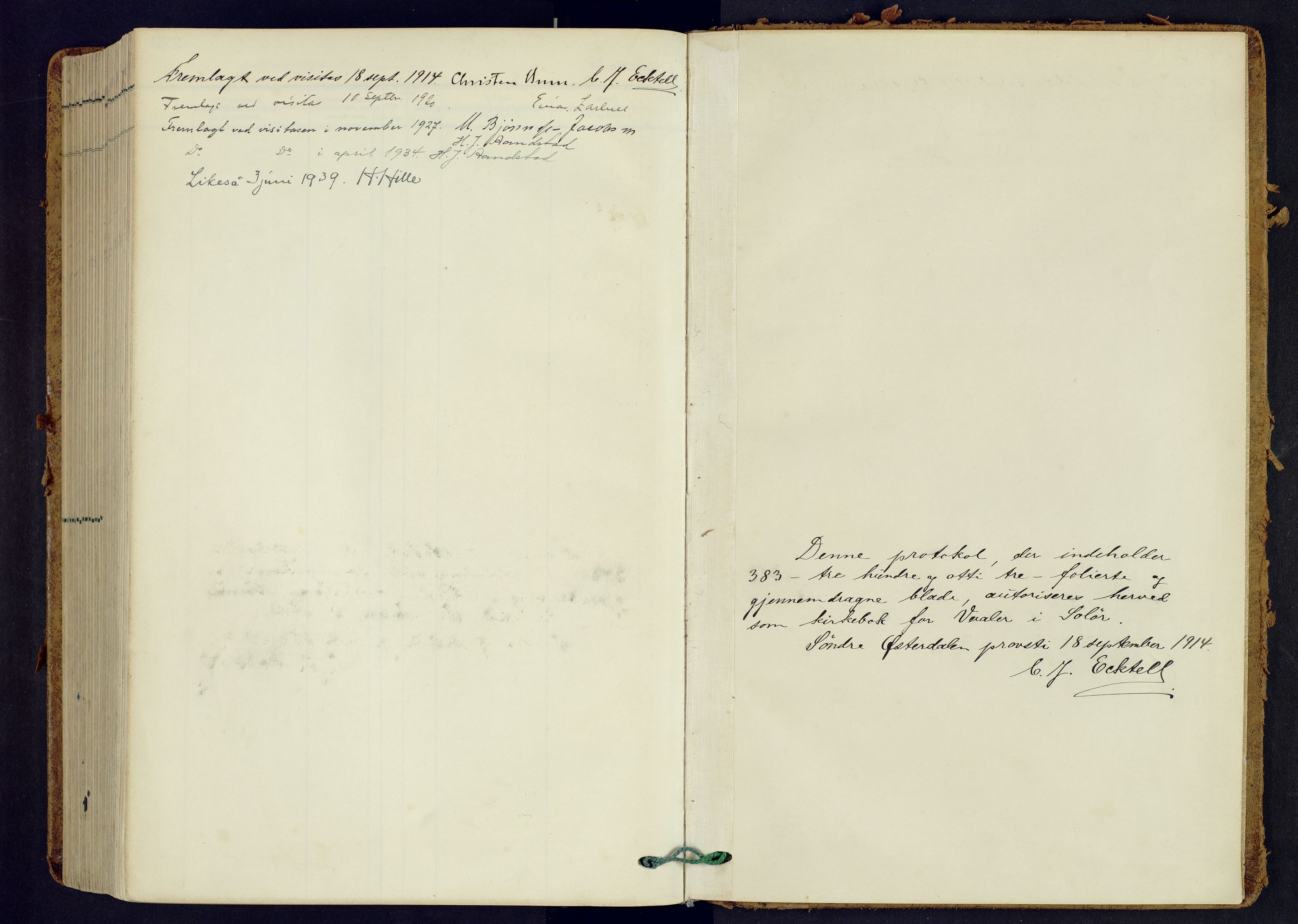 Våler prestekontor, Hedmark, AV/SAH-PREST-040/H/Ha/Haa/L0009: Parish register (official) no. 9, 1912-1940