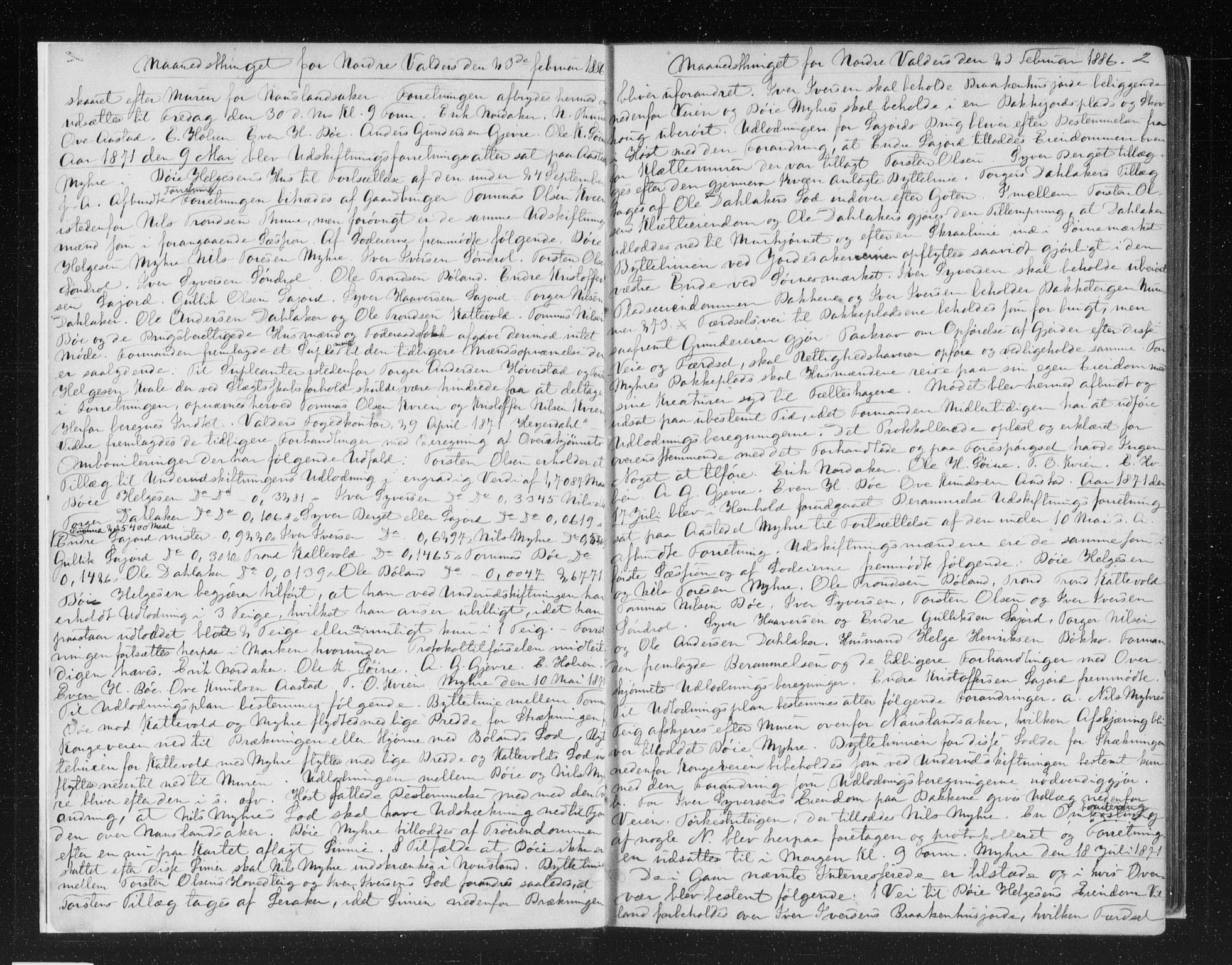 Valdres sorenskriveri, AV/SAH-TING-016/H/Hb/Hba/L0018: Mortgage book no. 18, 1886-1888, p. 2