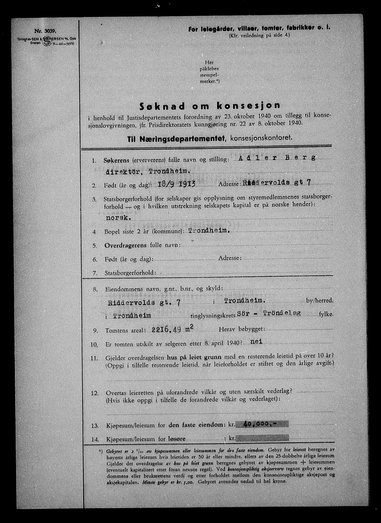 Justisdepartementet, Tilbakeføringskontoret for inndratte formuer, AV/RA-S-1564/H/Hc/Hca/L0902: --, 1945-1947, p. 107