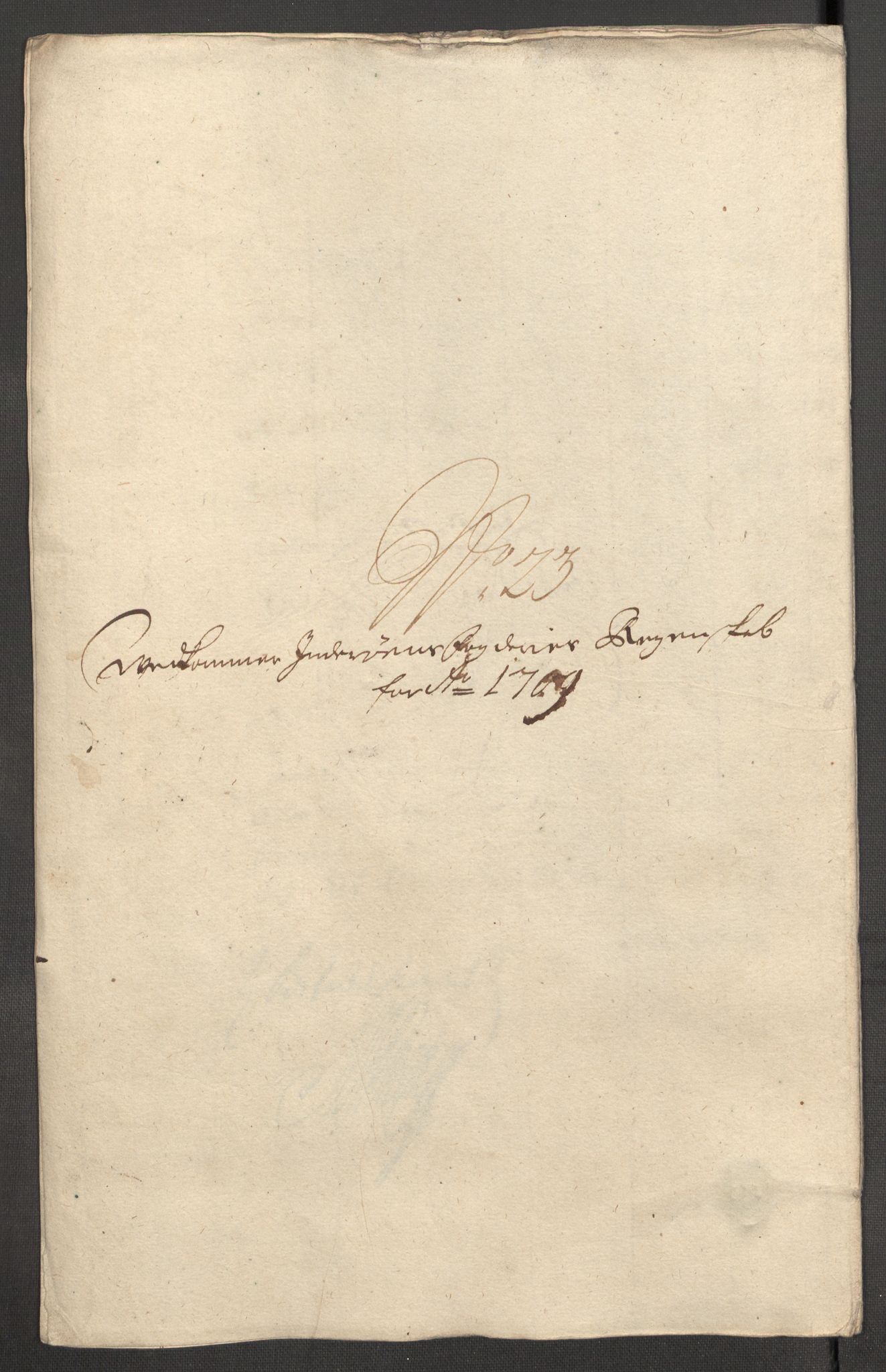 Rentekammeret inntil 1814, Reviderte regnskaper, Fogderegnskap, RA/EA-4092/R63/L4317: Fogderegnskap Inderøy, 1709, p. 245