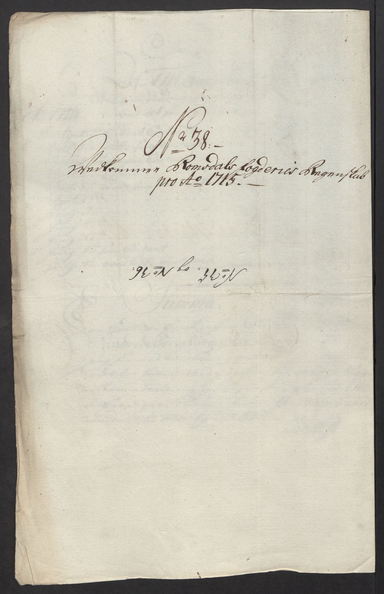 Rentekammeret inntil 1814, Reviderte regnskaper, Fogderegnskap, RA/EA-4092/R55/L3663: Fogderegnskap Romsdal, 1715-1716, p. 231