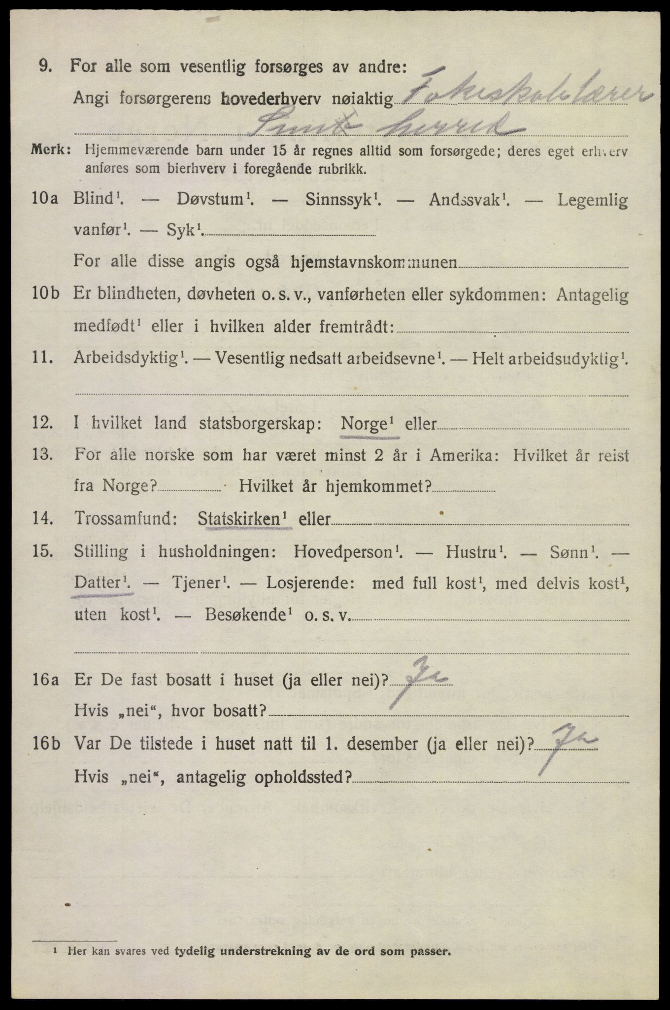 SAKO, 1920 census for Sem, 1920, p. 12936