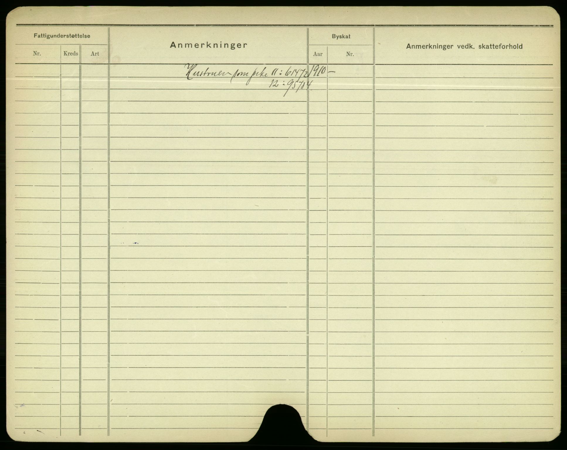 Oslo folkeregister, Registerkort, AV/SAO-A-11715/F/Fa/Fac/L0003: Menn, 1906-1914, p. 523b