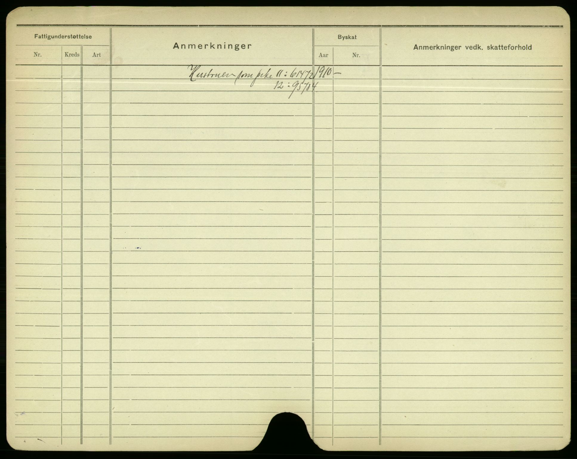 Oslo folkeregister, Registerkort, AV/SAO-A-11715/F/Fa/Fac/L0003: Menn, 1906-1914, p. 523b