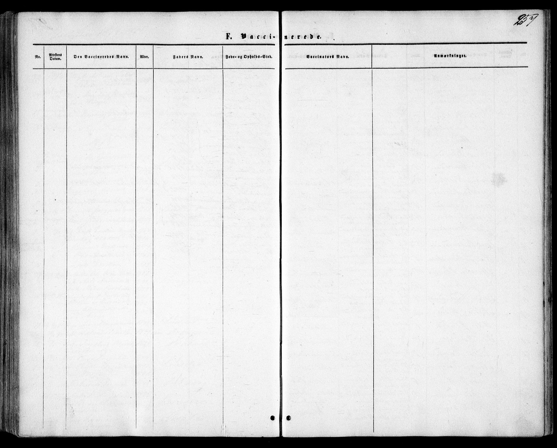 Gjerstad sokneprestkontor, AV/SAK-1111-0014/F/Fa/Faa/L0007: Parish register (official) no. A 7, 1858-1875, p. 257