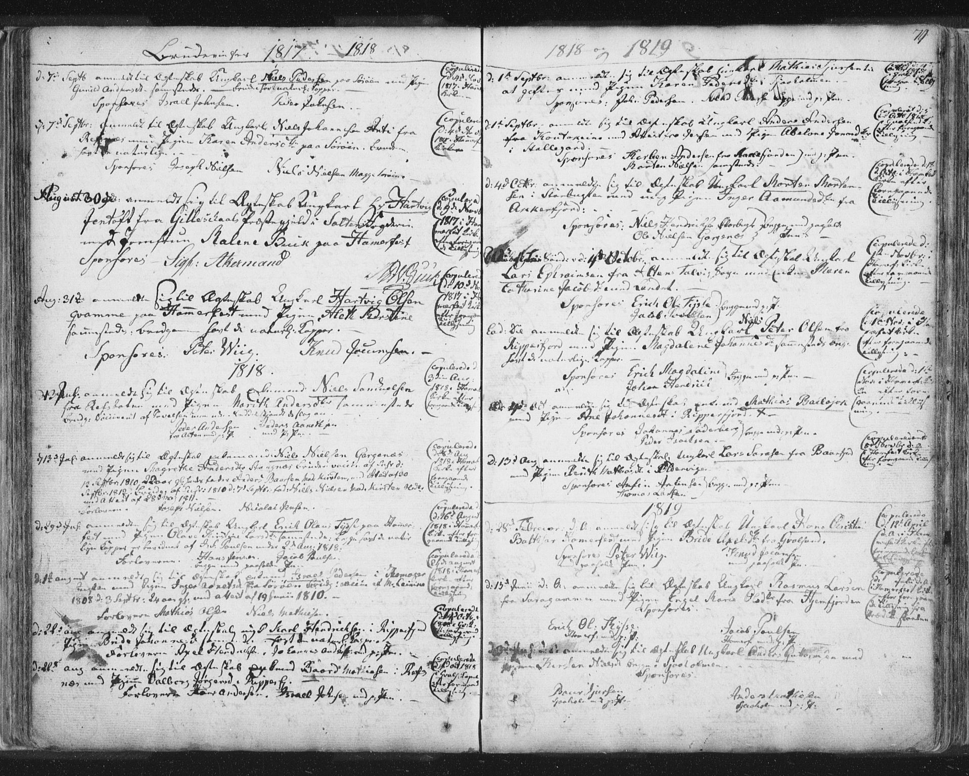 Hammerfest sokneprestkontor, AV/SATØ-S-1347/H/Ha/L0002.kirke: Parish register (official) no. 2, 1751-1821, p. 79