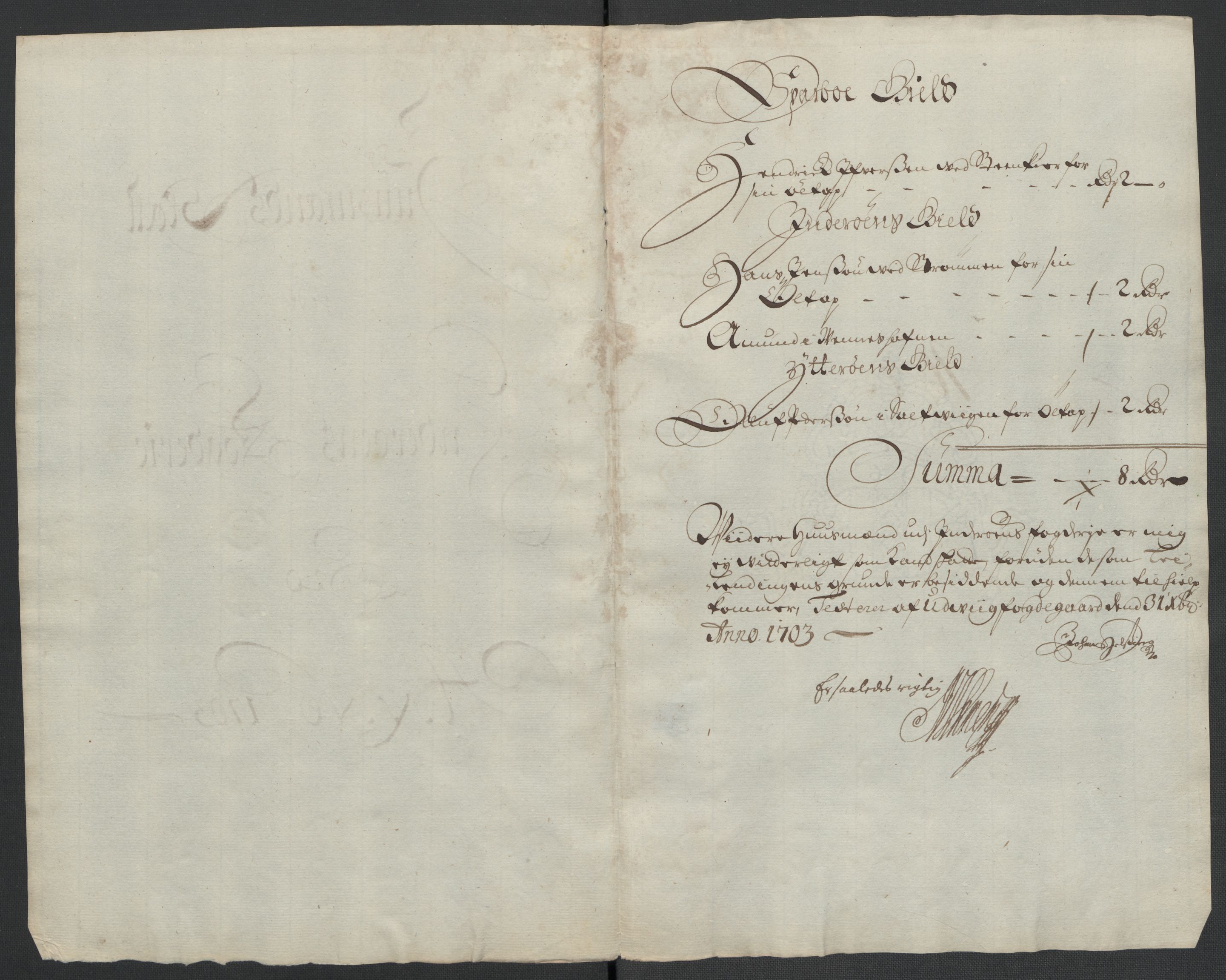 Rentekammeret inntil 1814, Reviderte regnskaper, Fogderegnskap, RA/EA-4092/R63/L4313: Fogderegnskap Inderøy, 1703-1704, p. 168