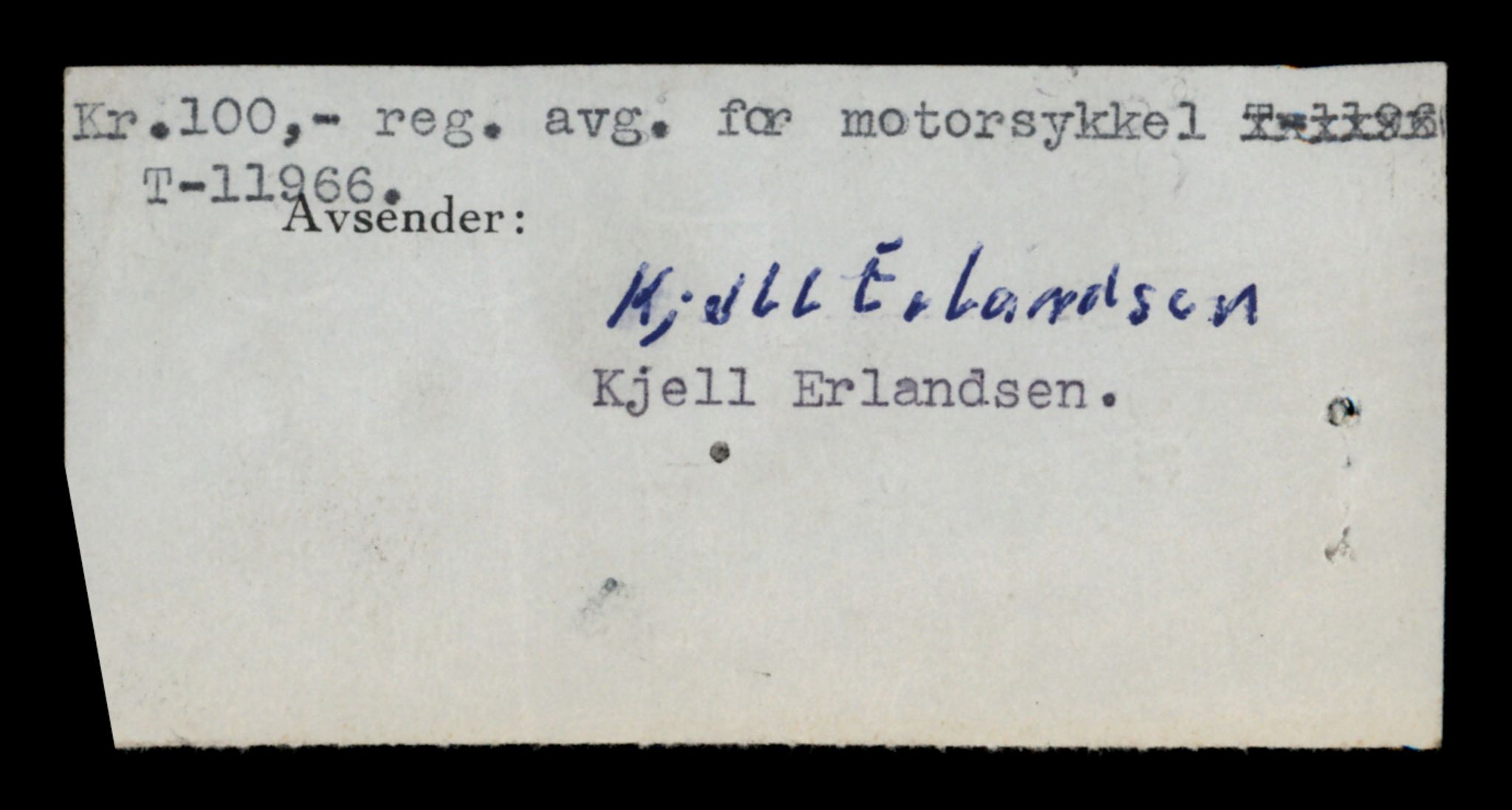 Møre og Romsdal vegkontor - Ålesund trafikkstasjon, SAT/A-4099/F/Fe/L0029: Registreringskort for kjøretøy T 11430 - T 11619, 1927-1998, p. 2596