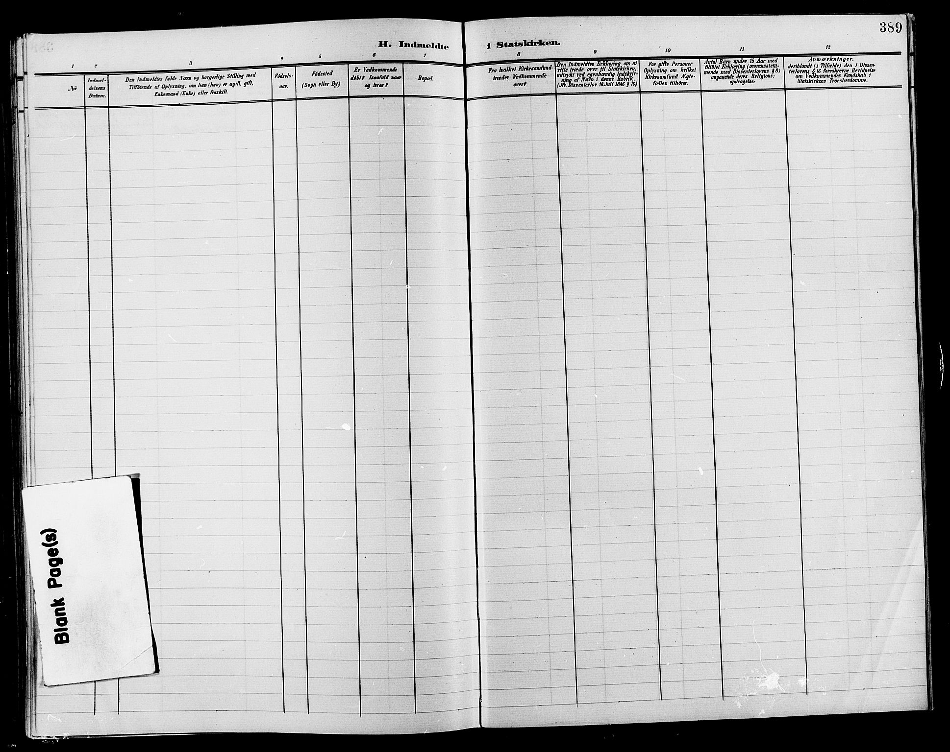 Lillehammer prestekontor, AV/SAH-PREST-088/H/Ha/Hab/L0001: Parish register (copy) no. 1, 1901-1913, p. 389