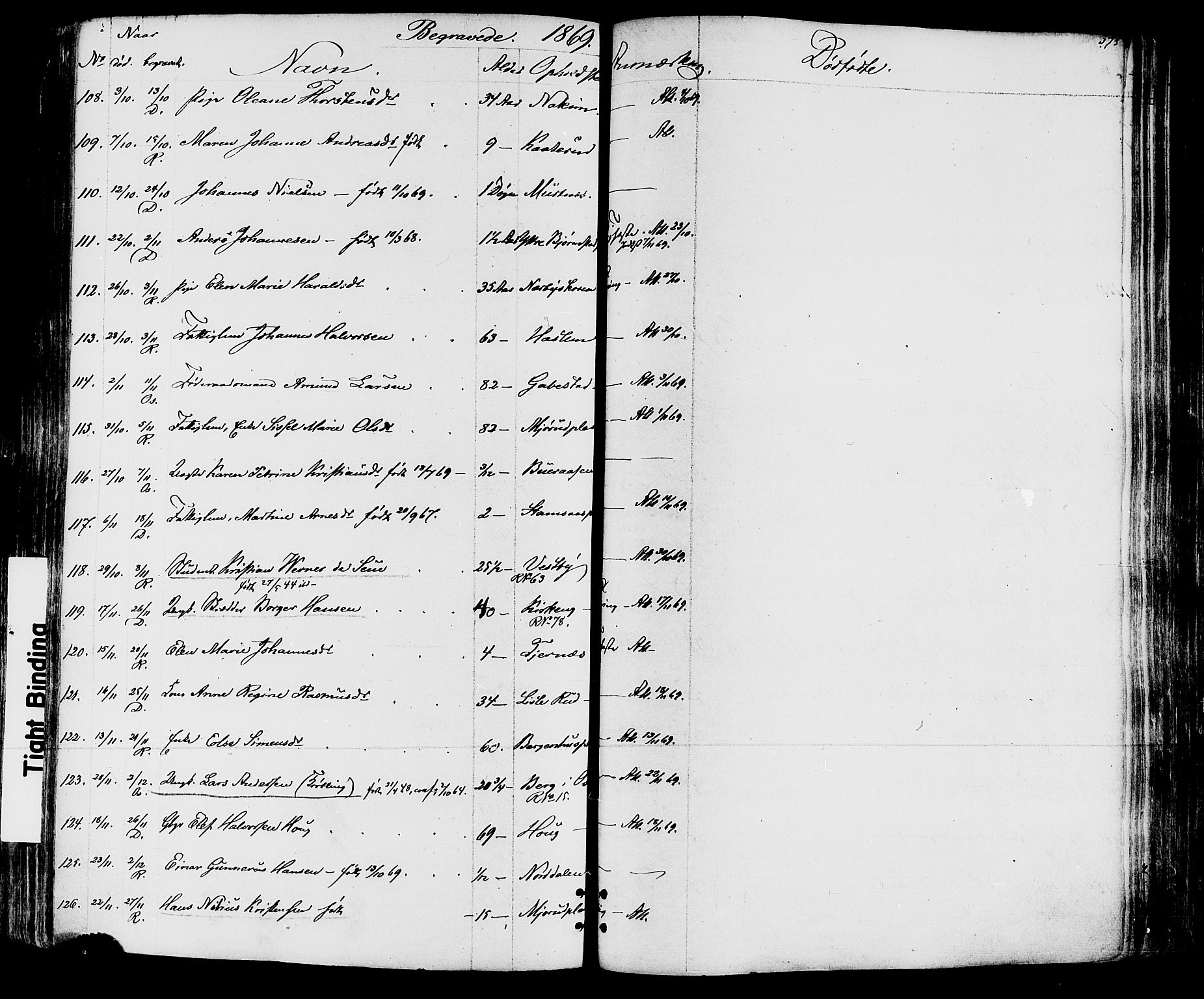 Rakkestad prestekontor Kirkebøker, SAO/A-2008/F/Fa/L0011: Parish register (official) no. I 11, 1862-1877, p. 375
