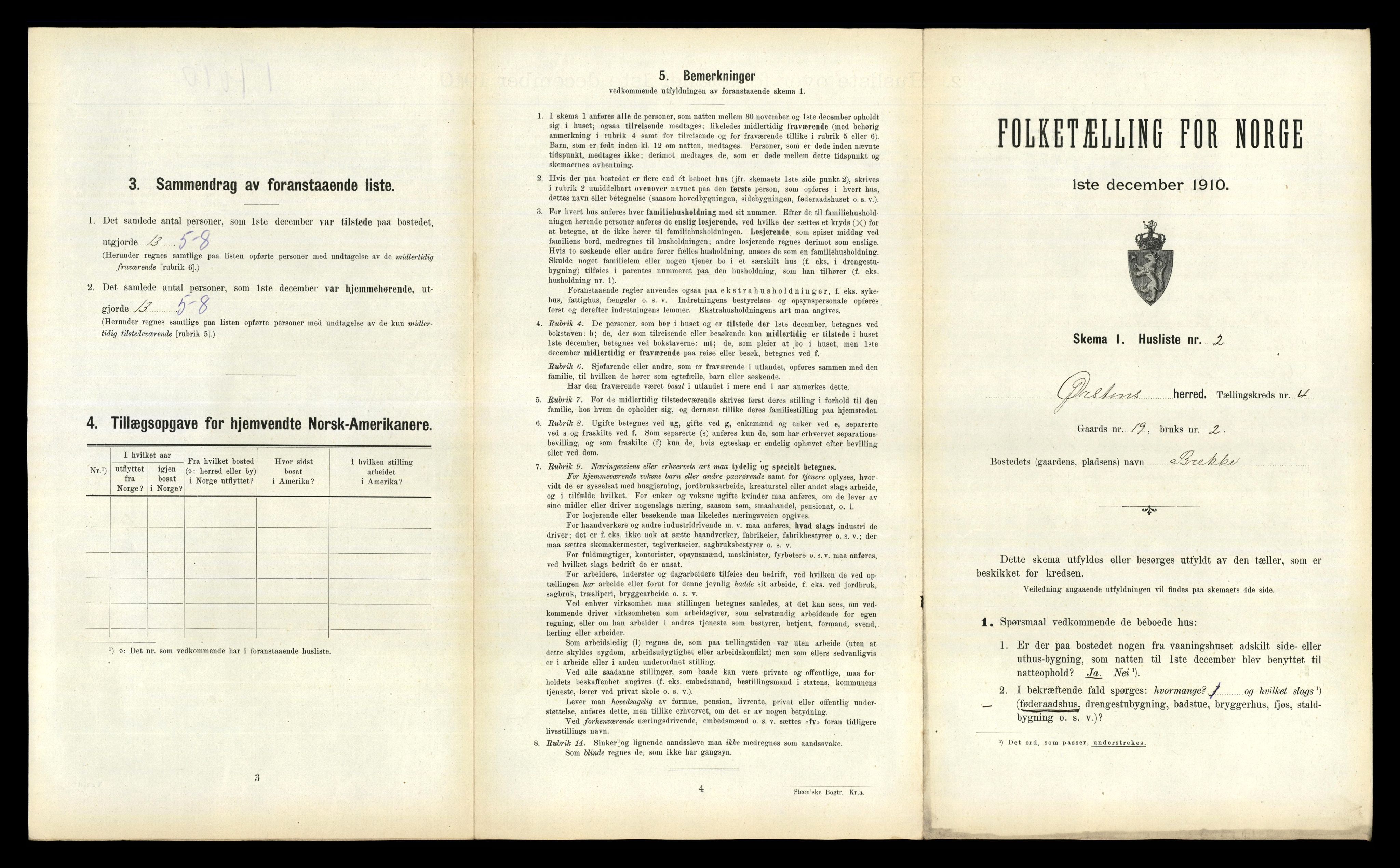 RA, 1910 census for Ørsta, 1910, p. 436