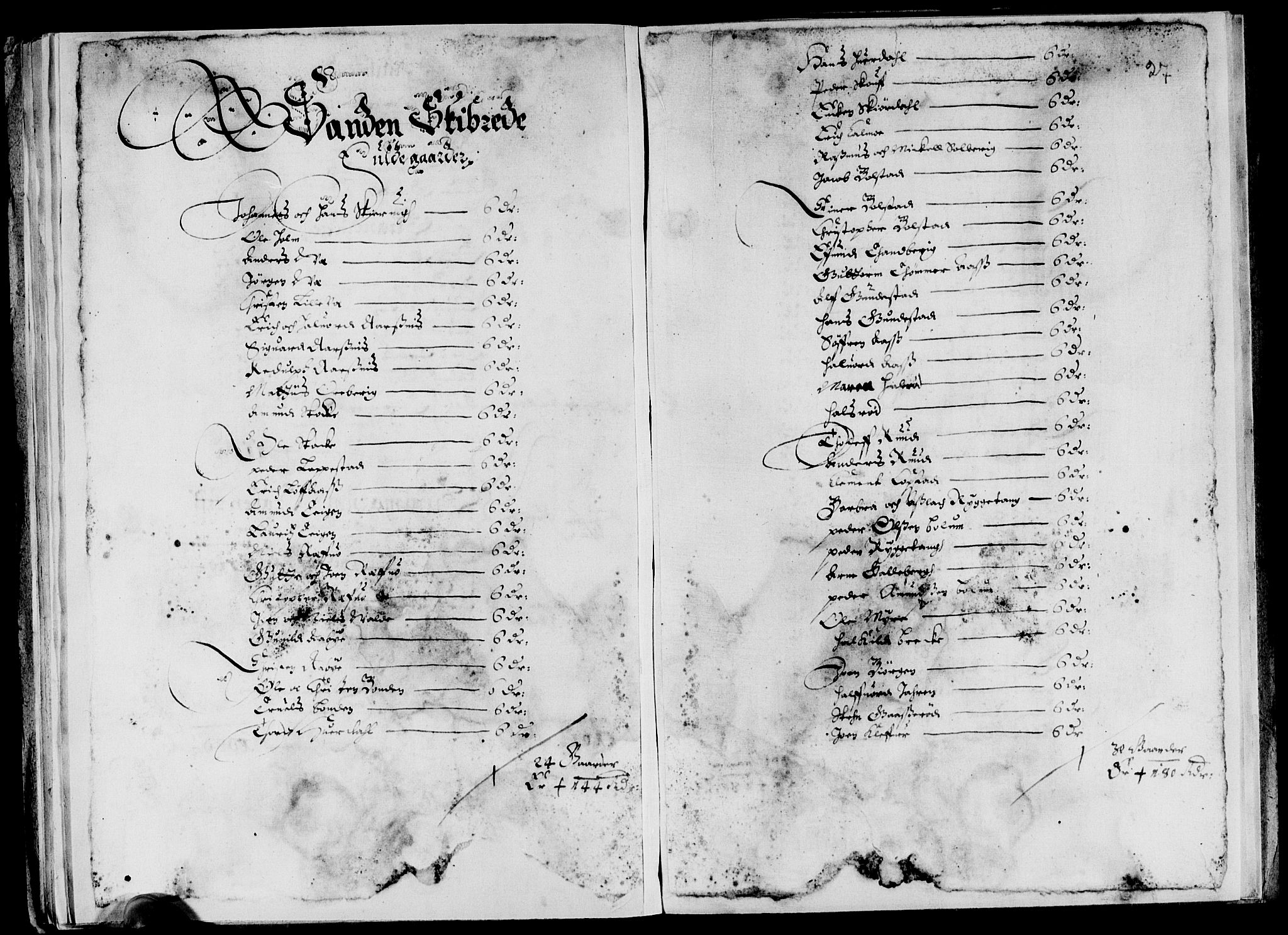 Rentekammeret inntil 1814, Reviderte regnskaper, Lensregnskaper, AV/RA-EA-5023/R/Rb/Rbo/L0028: Tønsberg len, 1647-1649