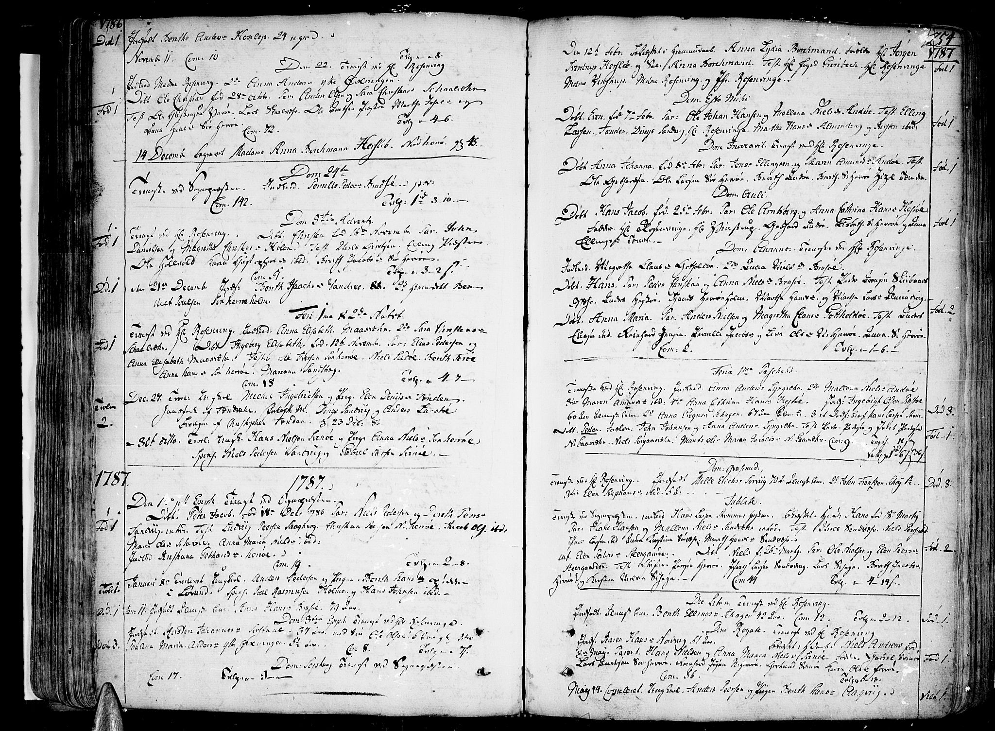 Ministerialprotokoller, klokkerbøker og fødselsregistre - Nordland, SAT/A-1459/830/L0441: Parish register (official) no. 830A07 /3, 1776-1800, p. 254