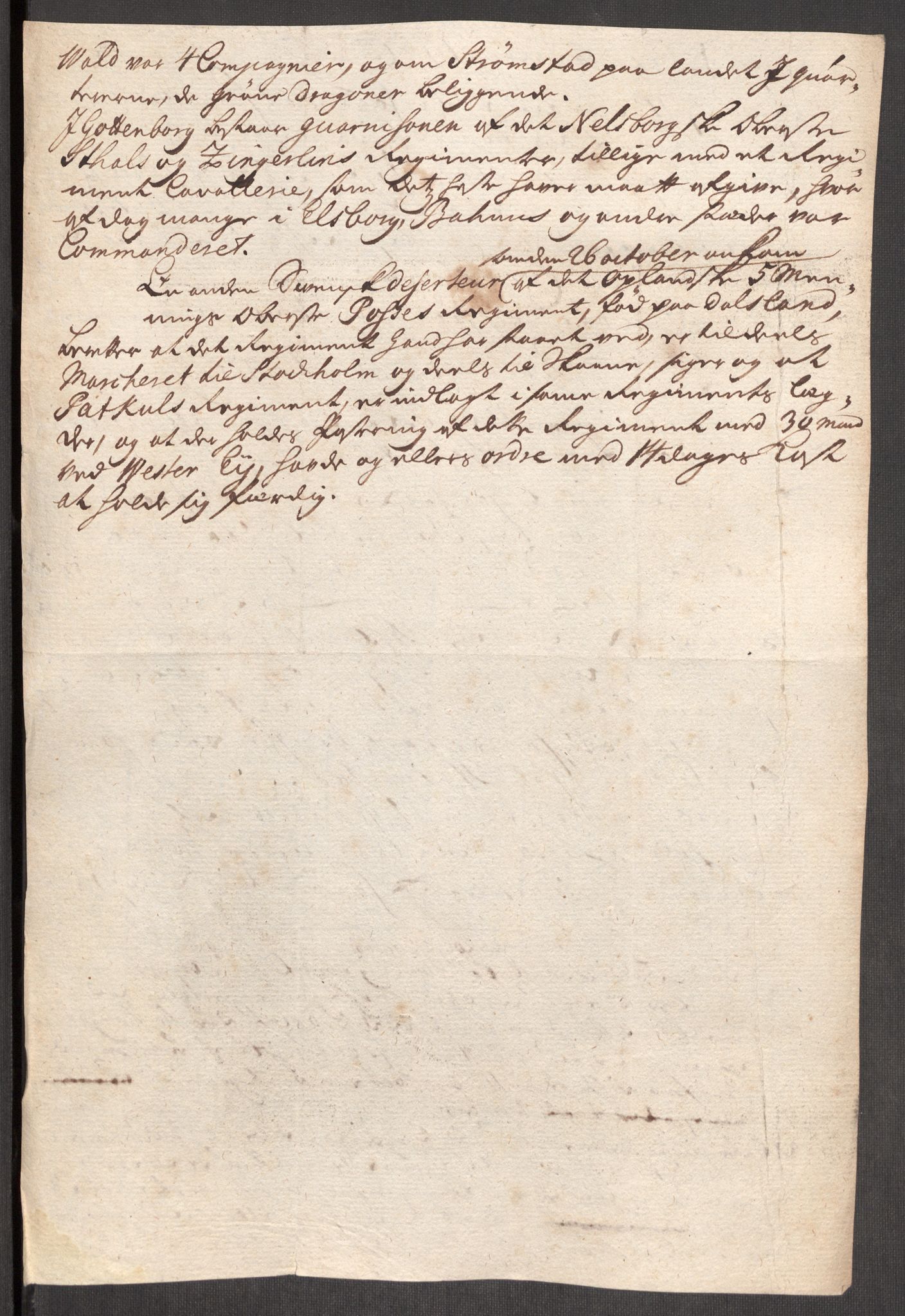 Kommanderende general (KG I) med Det norske krigsdirektorium, AV/RA-EA-5419/E/Eb/L0012: Kunnskap om fienden, kronologisk ordnet, 1718-1719, p. 742